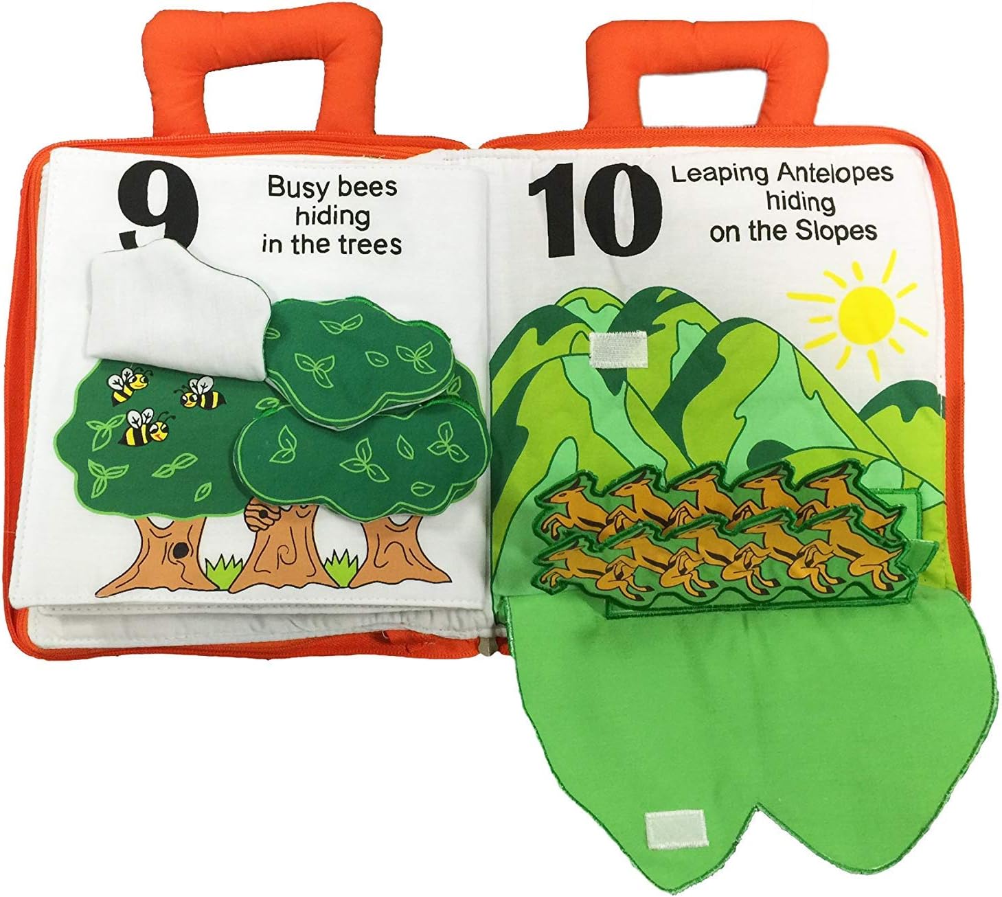 Personalized Count Seek Quiet Book for Toddlers
