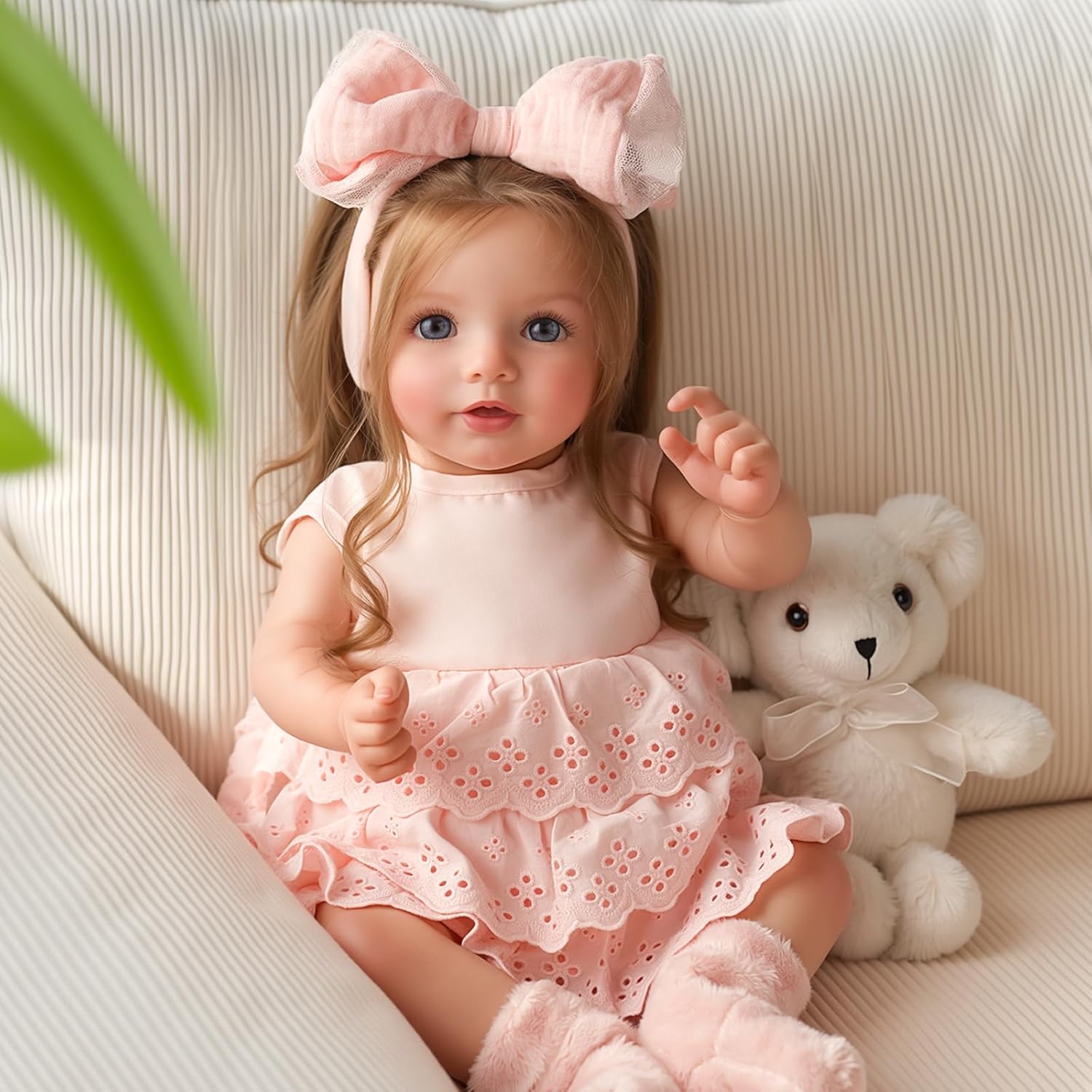 BABESIDE Lifelike Reborn Baby Doll 20 Inch Baby Girl