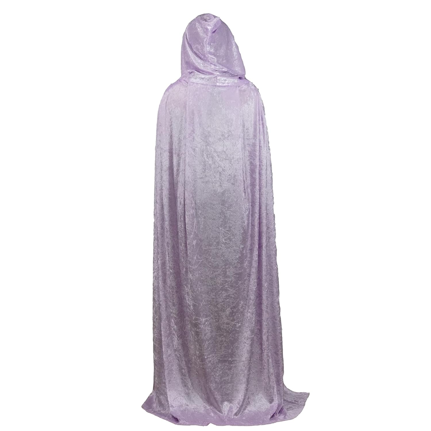 Light Purple Lavender Velvet Hooded Cape for All Sizes