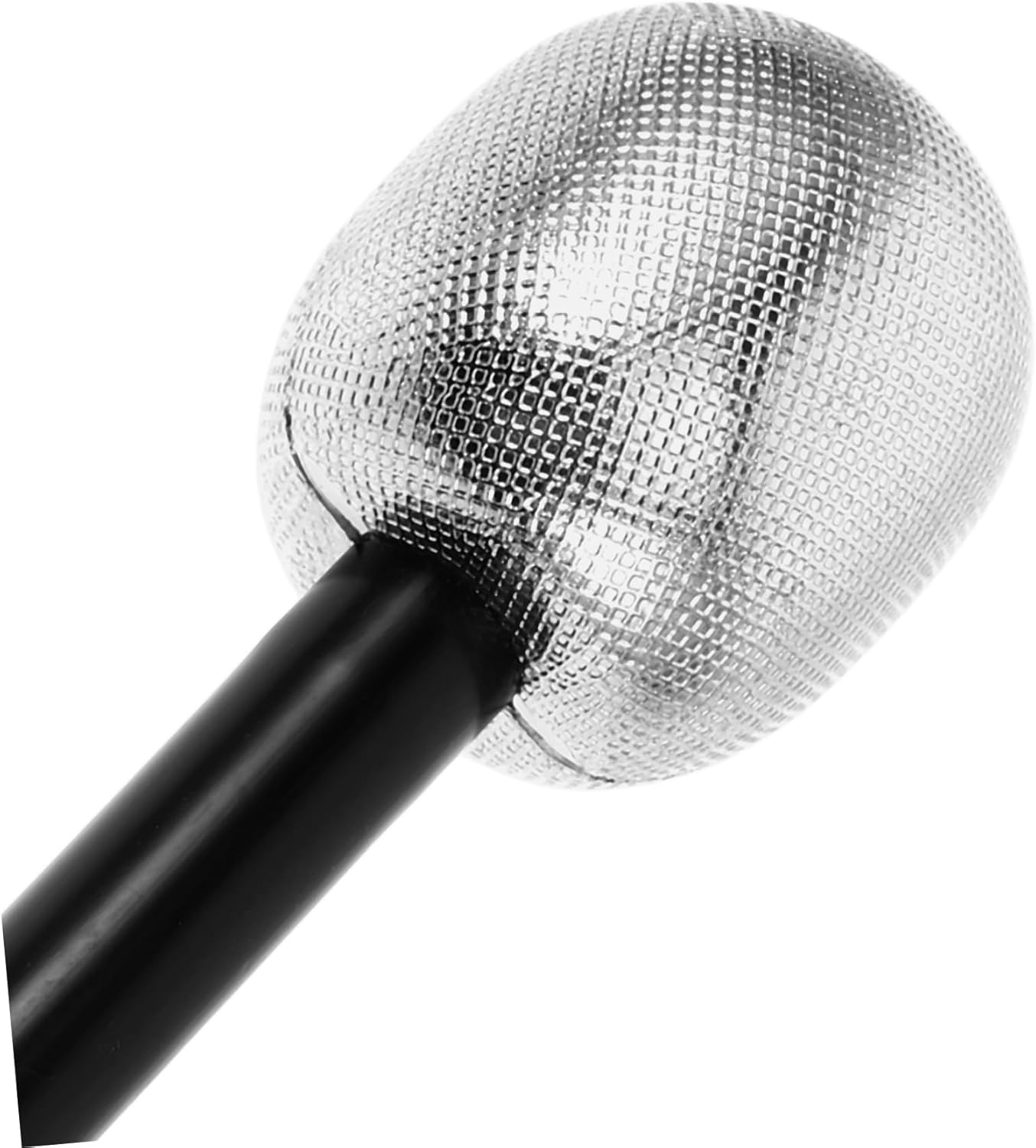 UPKOCH 2pcs Silver Mic Costume Prop for Kids and Halloween