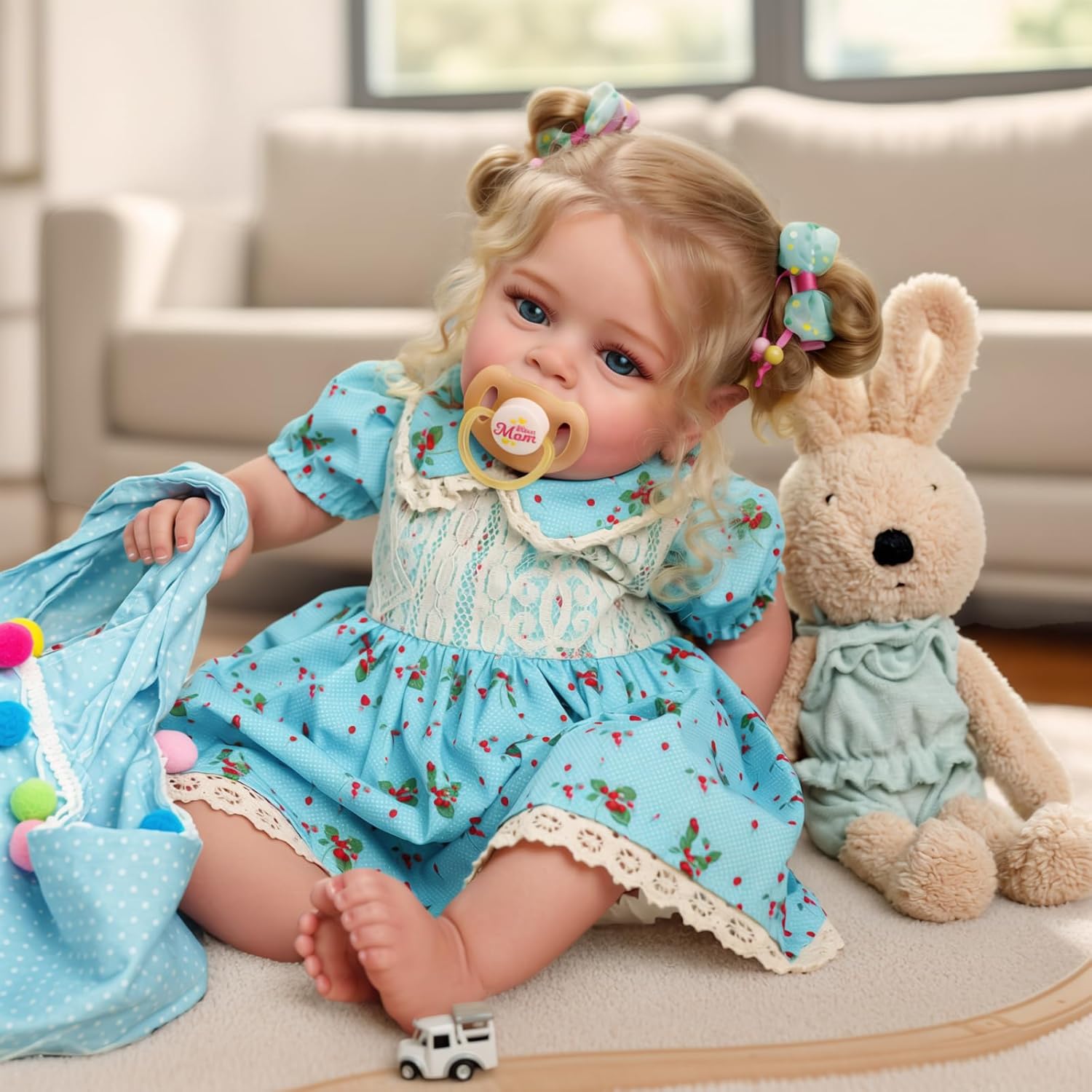JIZHI 18 Inch Realistic Reborn Baby Doll Girl