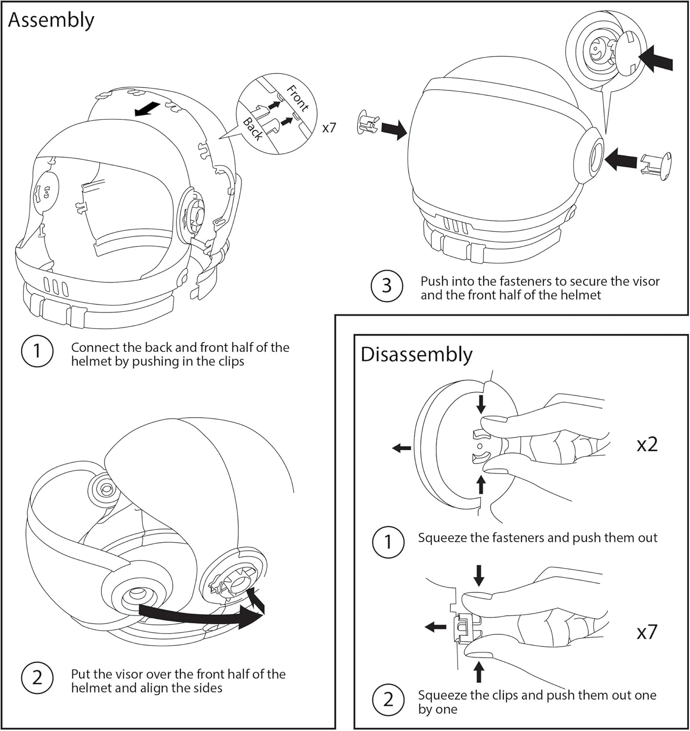 Astronaut Helmet with Blue Visor Rocket Ship Play Tent for Kids