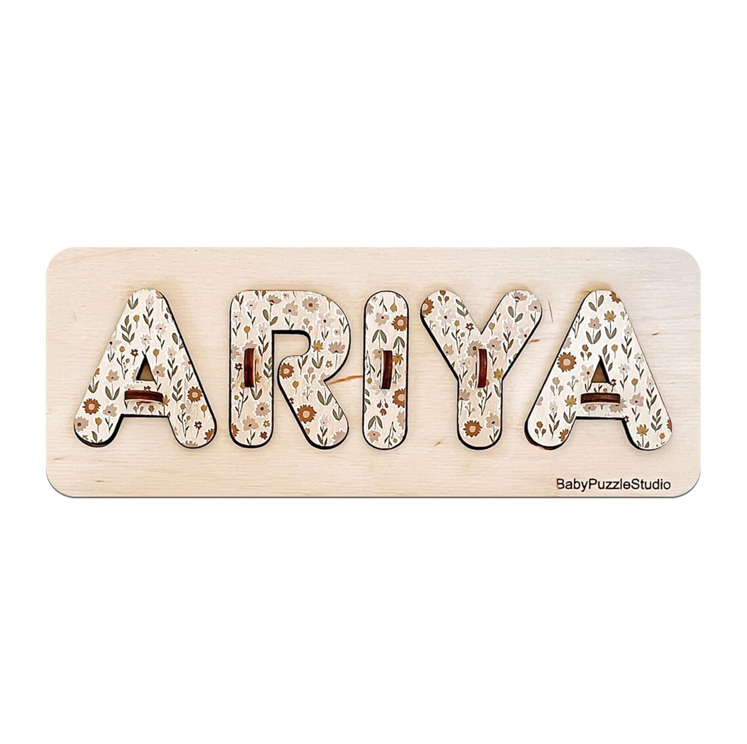 Pabawa Wooden Toddler Puzzle with Name