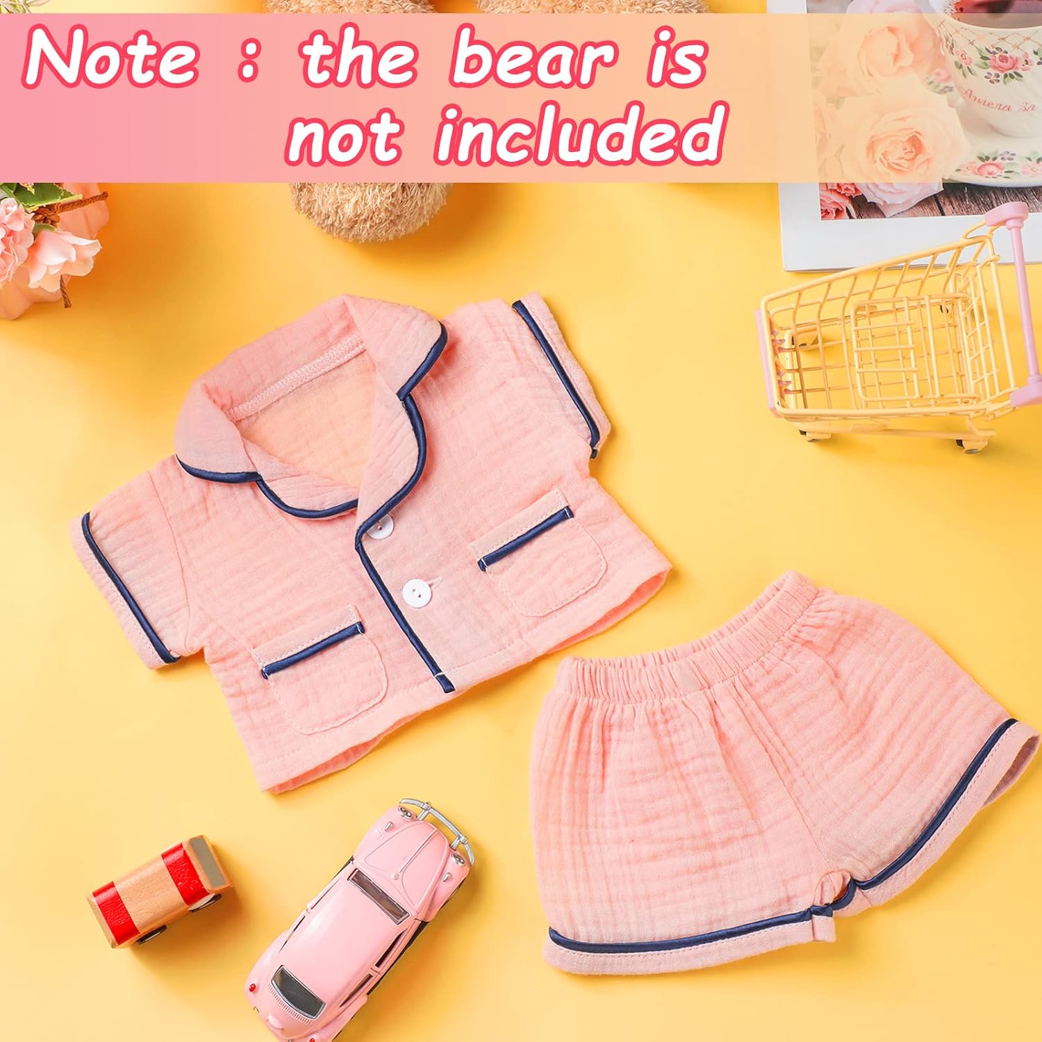 Hungdao Bear Pajamas Clothes for 14 Inches Stuffed Animals