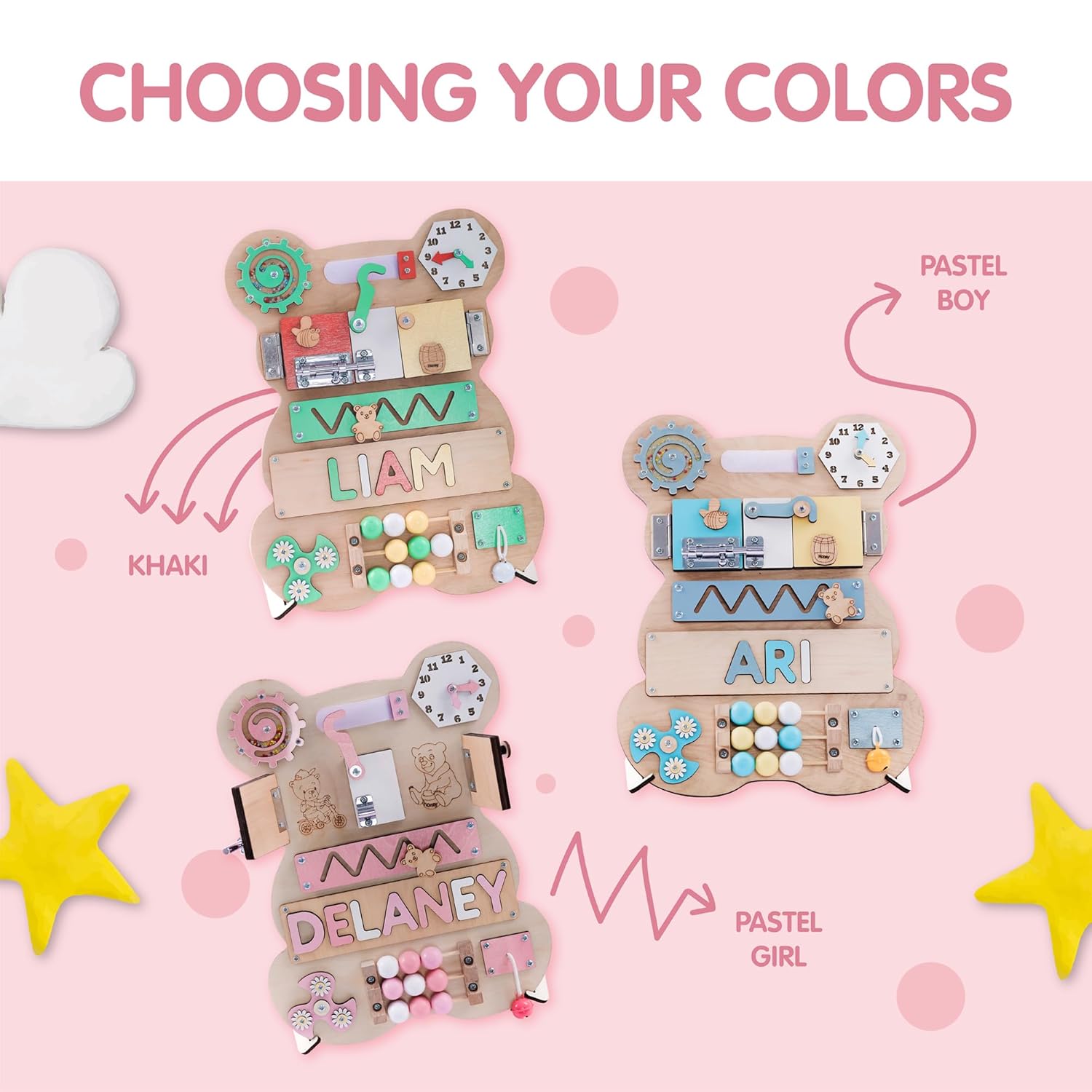 Nabytok Customized Name Puzzle for Toddlers