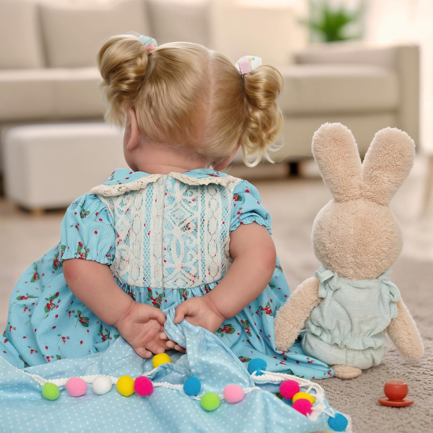 JIZHI 18 Inch Realistic Reborn Baby Doll Girl