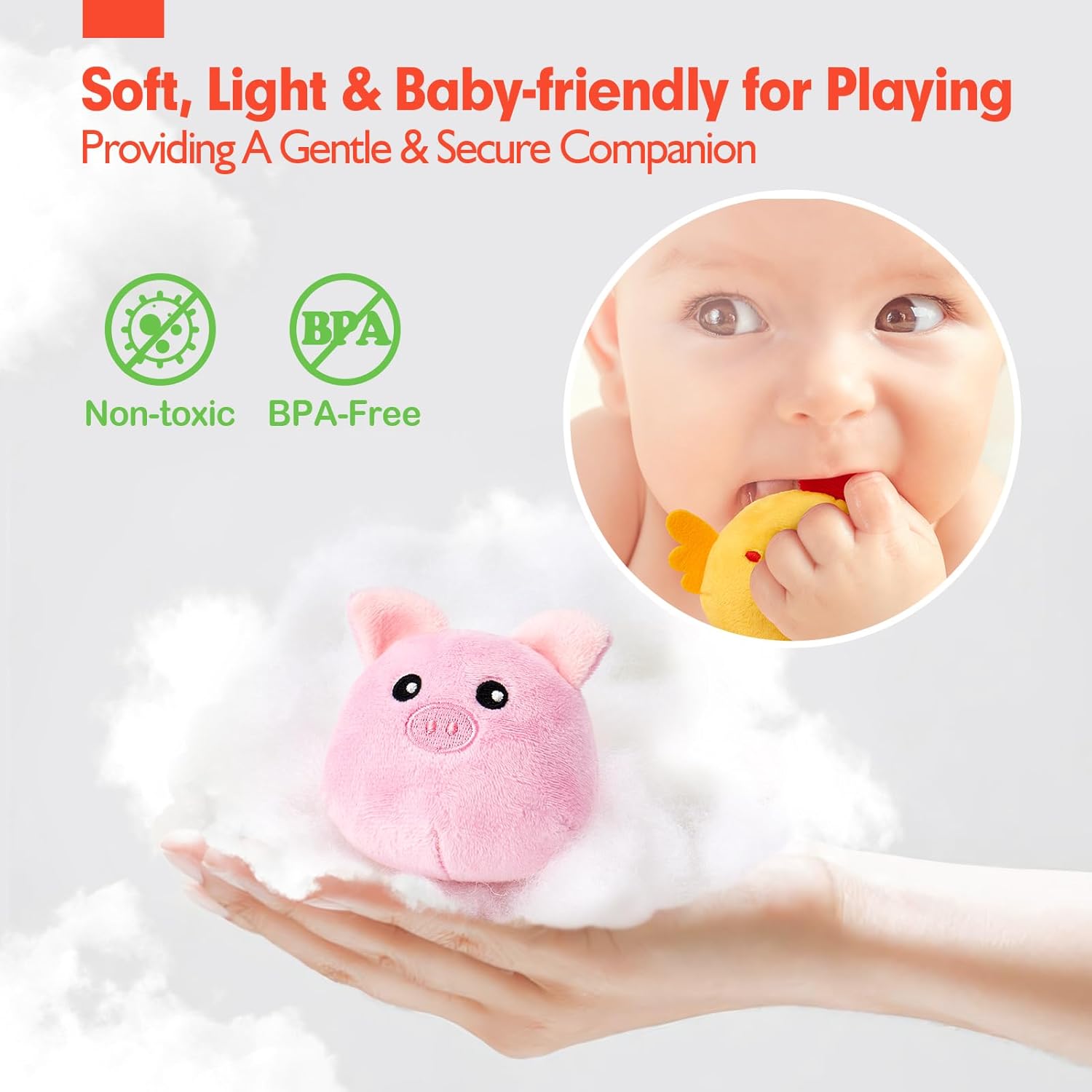 Hahaland Baby Toys 6-12 Months Farm Set