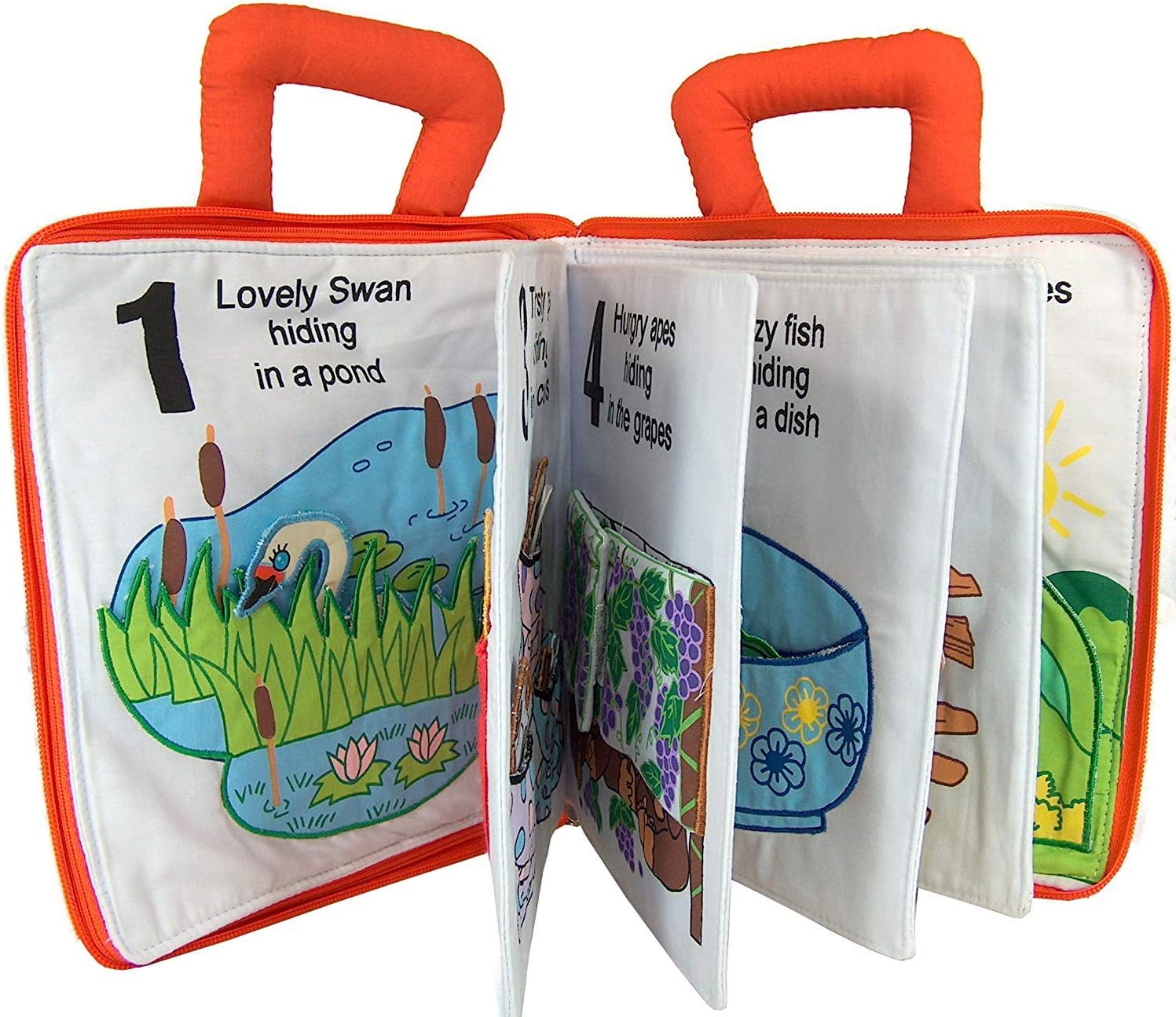 Personalized Count Seek Quiet Book for Toddlers