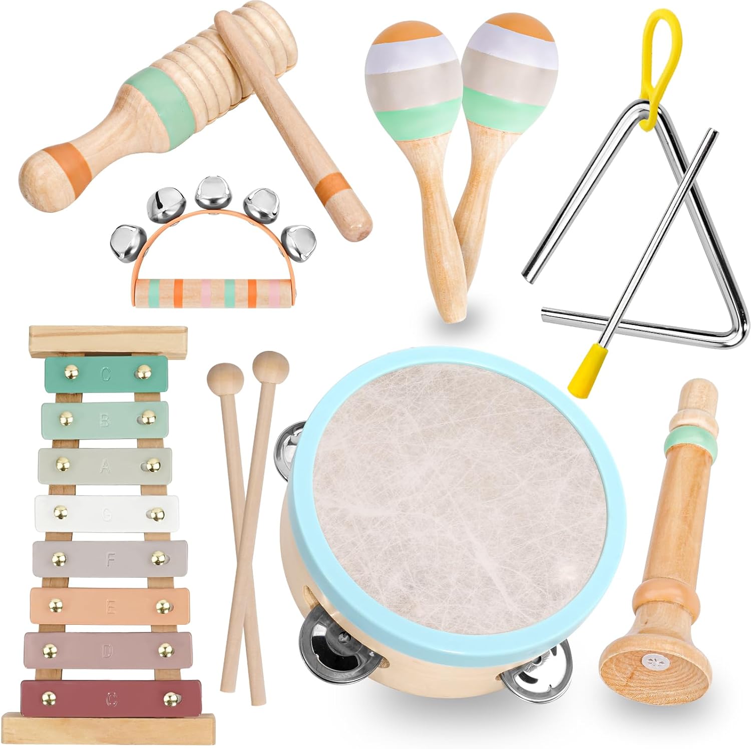 Raimy Musical Instruments Set for Kids 3 with Storage Bag 1