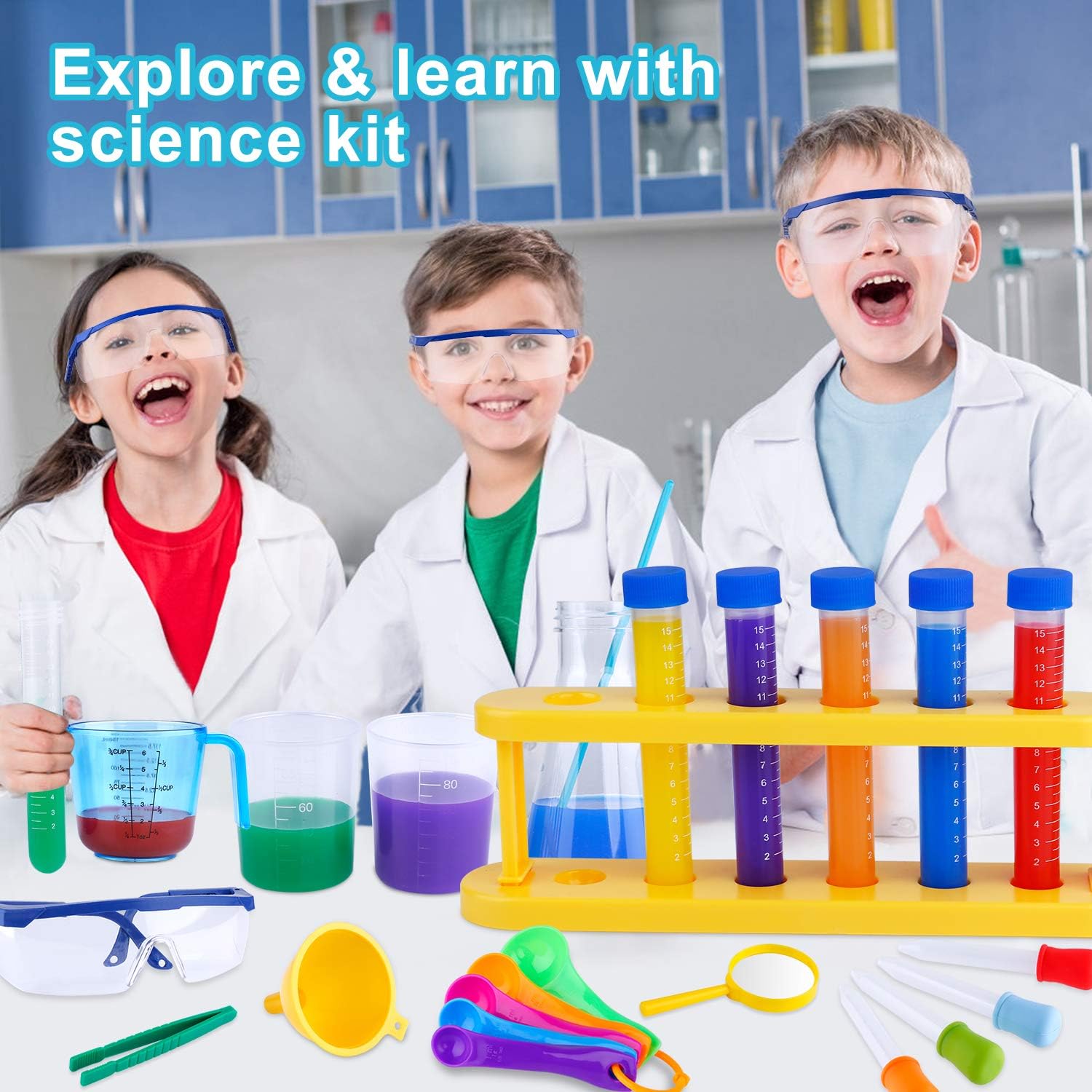 INNOCHEER Kids Science Kit with Lab Coat