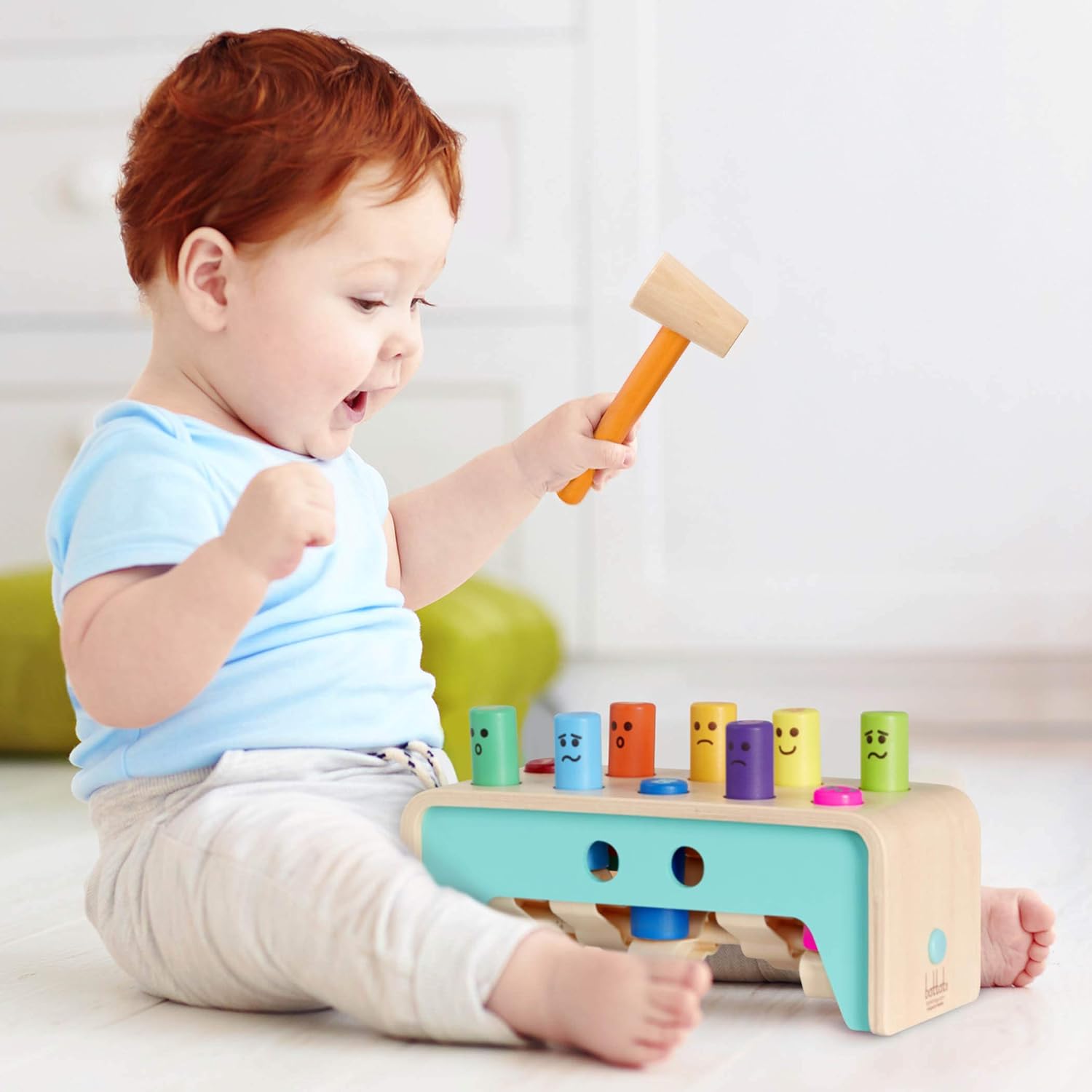 Battat Wooden Hammer Toy for Toddlers 1 Year 1
