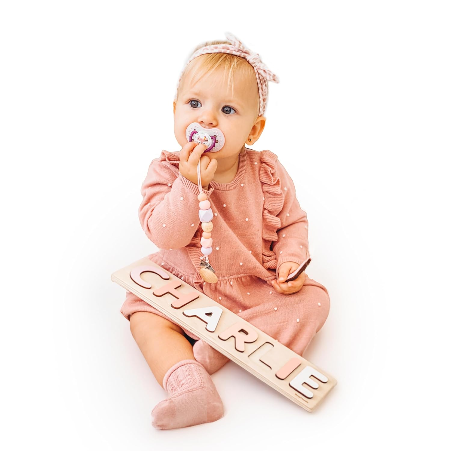 Personalized Wooden Name Puzzle With Pegs