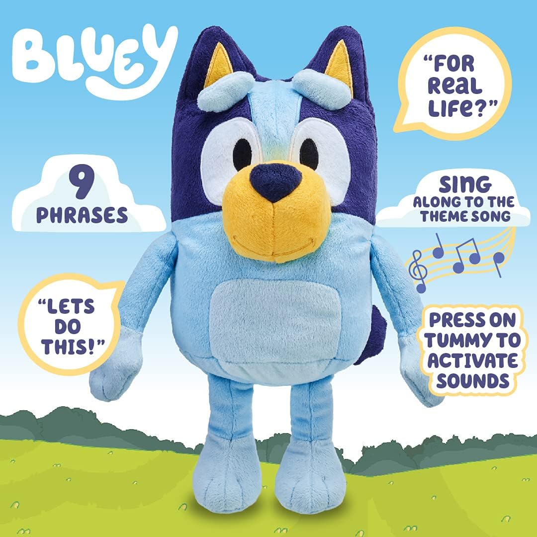 Bluey 13 Talking Plush Toy - Interactive Stuffed Animal