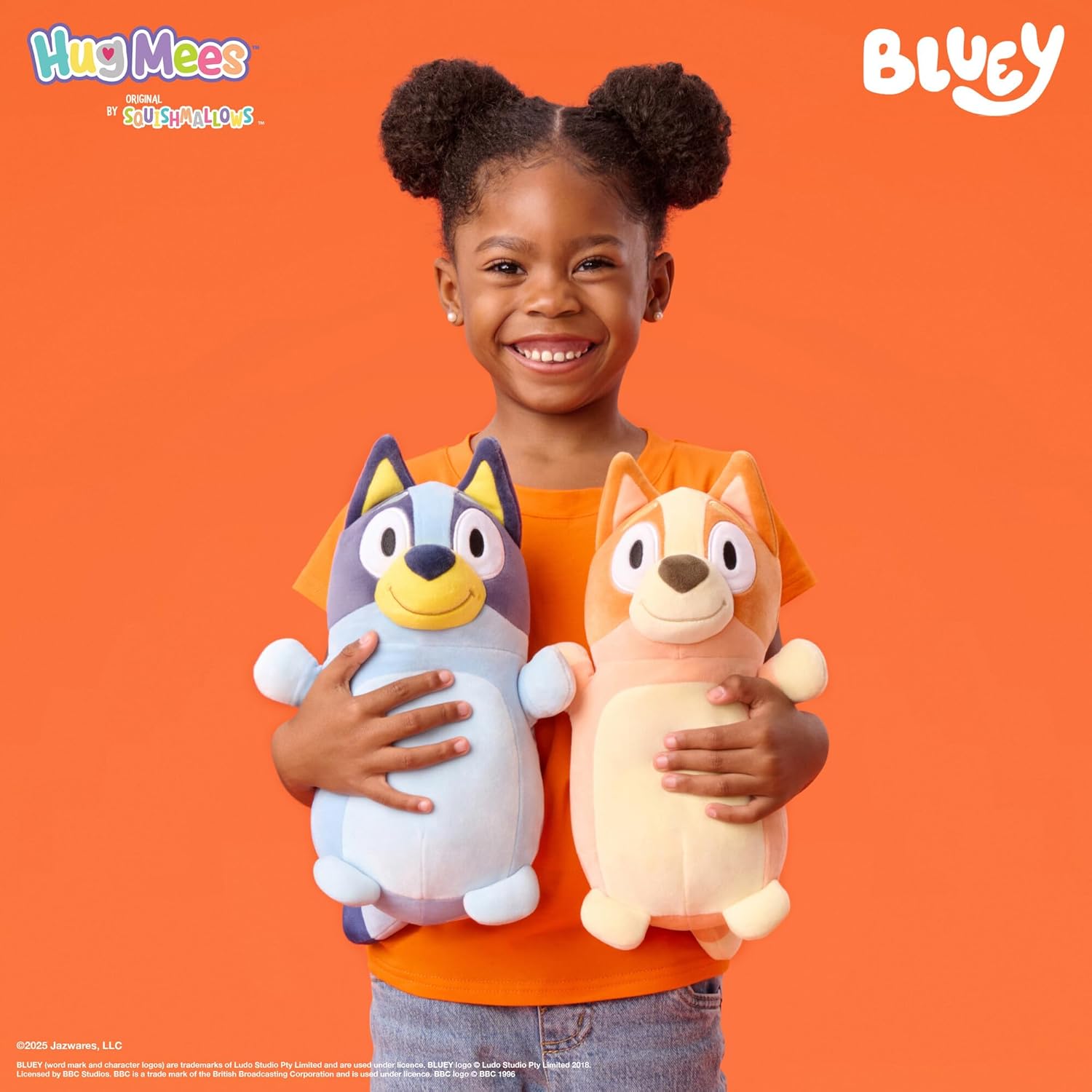 Squishmallows Original 10-Inch Bluey HugMees Plush