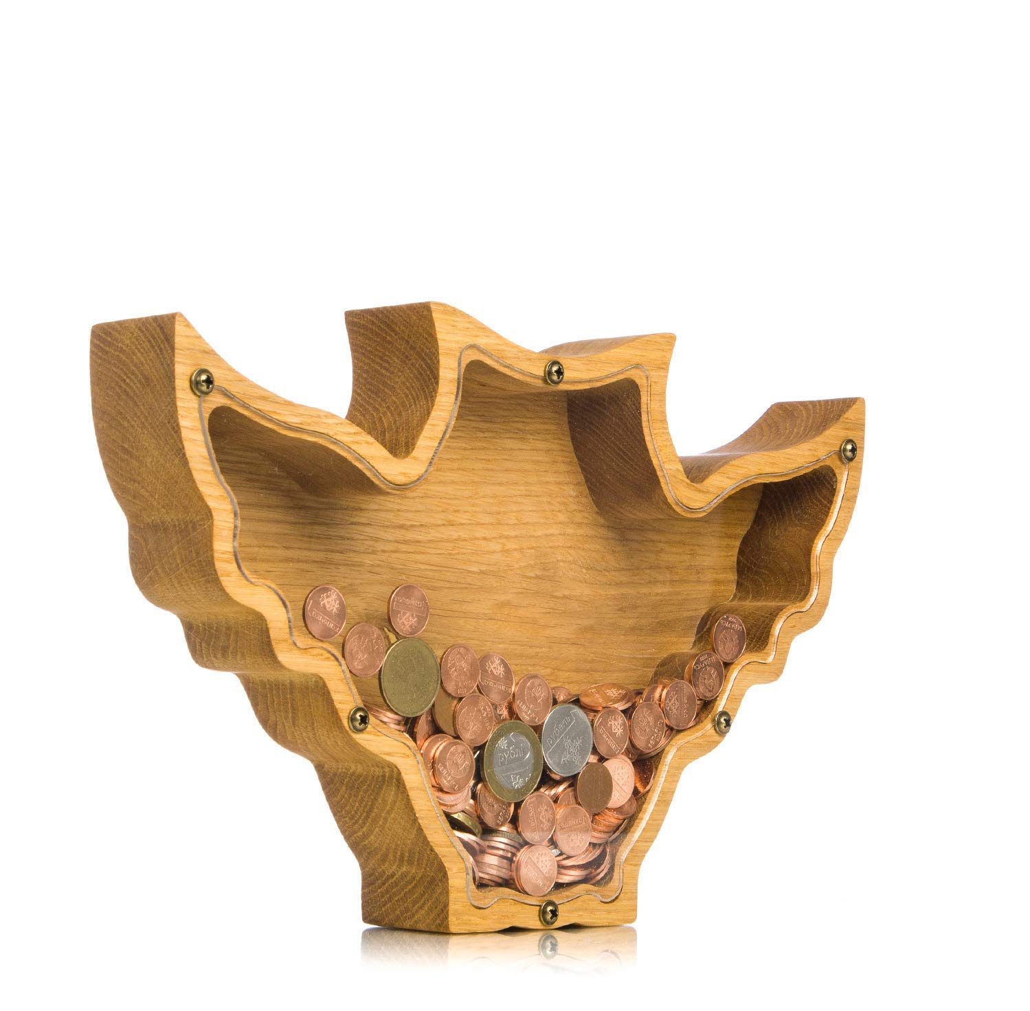 Unique Owl Piggy Bank Durable Wooden Money Box for Kids Adults