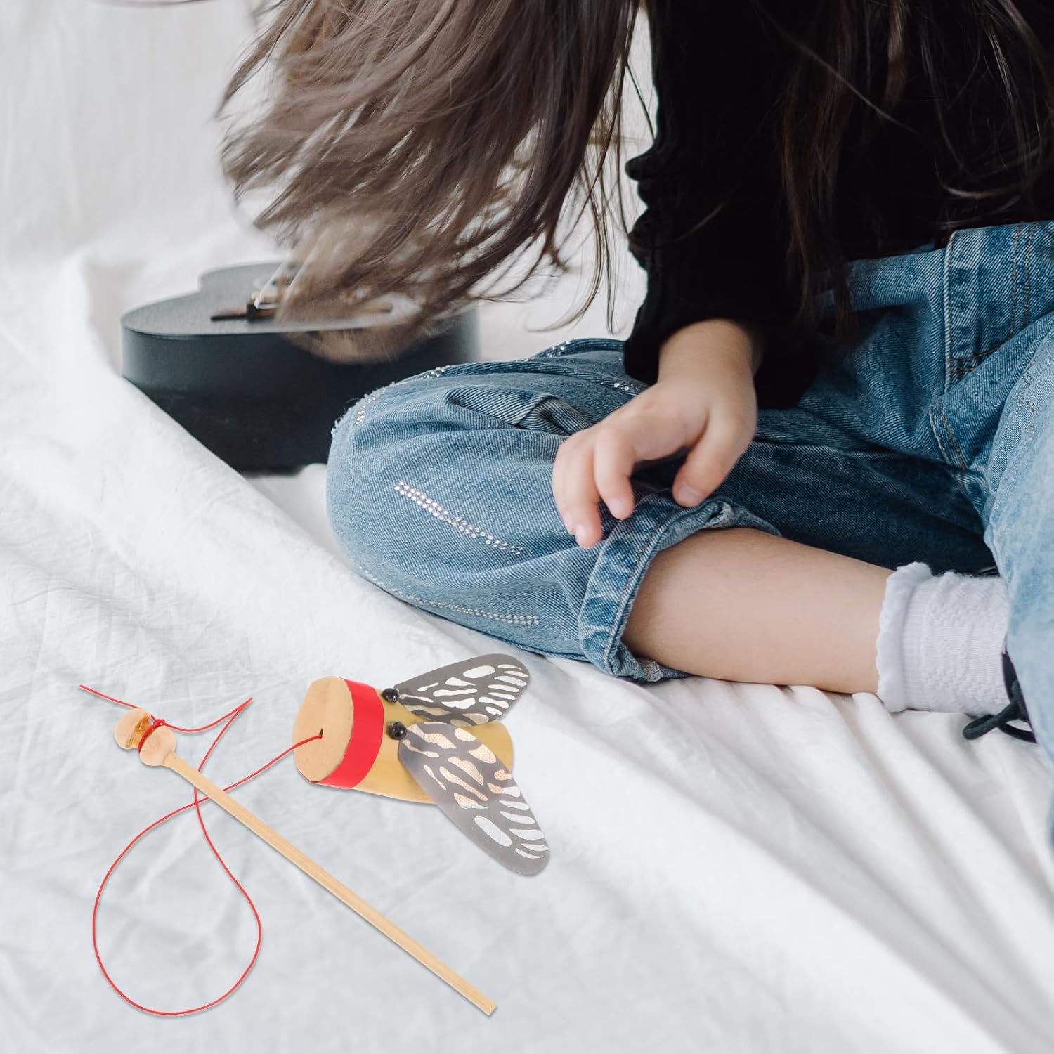 BESTonZON Bamboo Cicada Noise Maker Toy for Kids