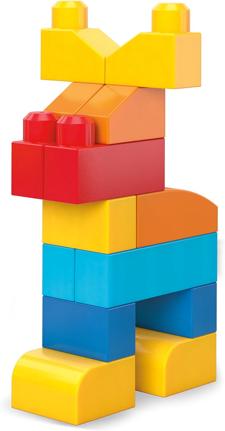 MEGA BLOKS First Builders Building Blocks Set 150 Pieces Blue Ages 1