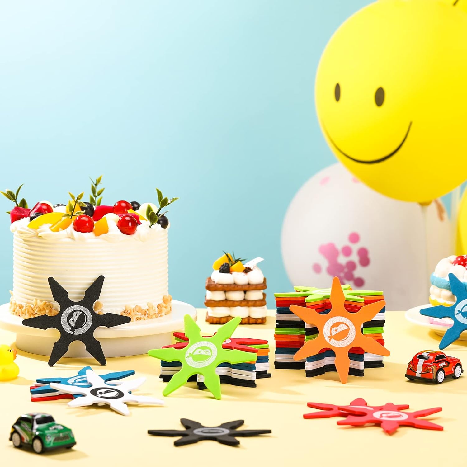 Chivao Ninja Foam Star Toys 48 Pcs Party Favors