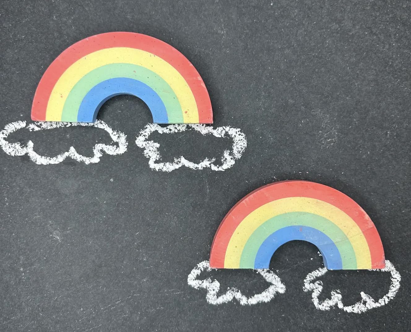 TwEE Wee Double Rainbow Sidewalk Chalk Set