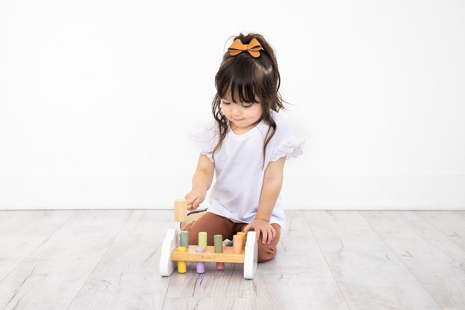 Pearhead Montessori Hammer Bench Toy for Ages 1