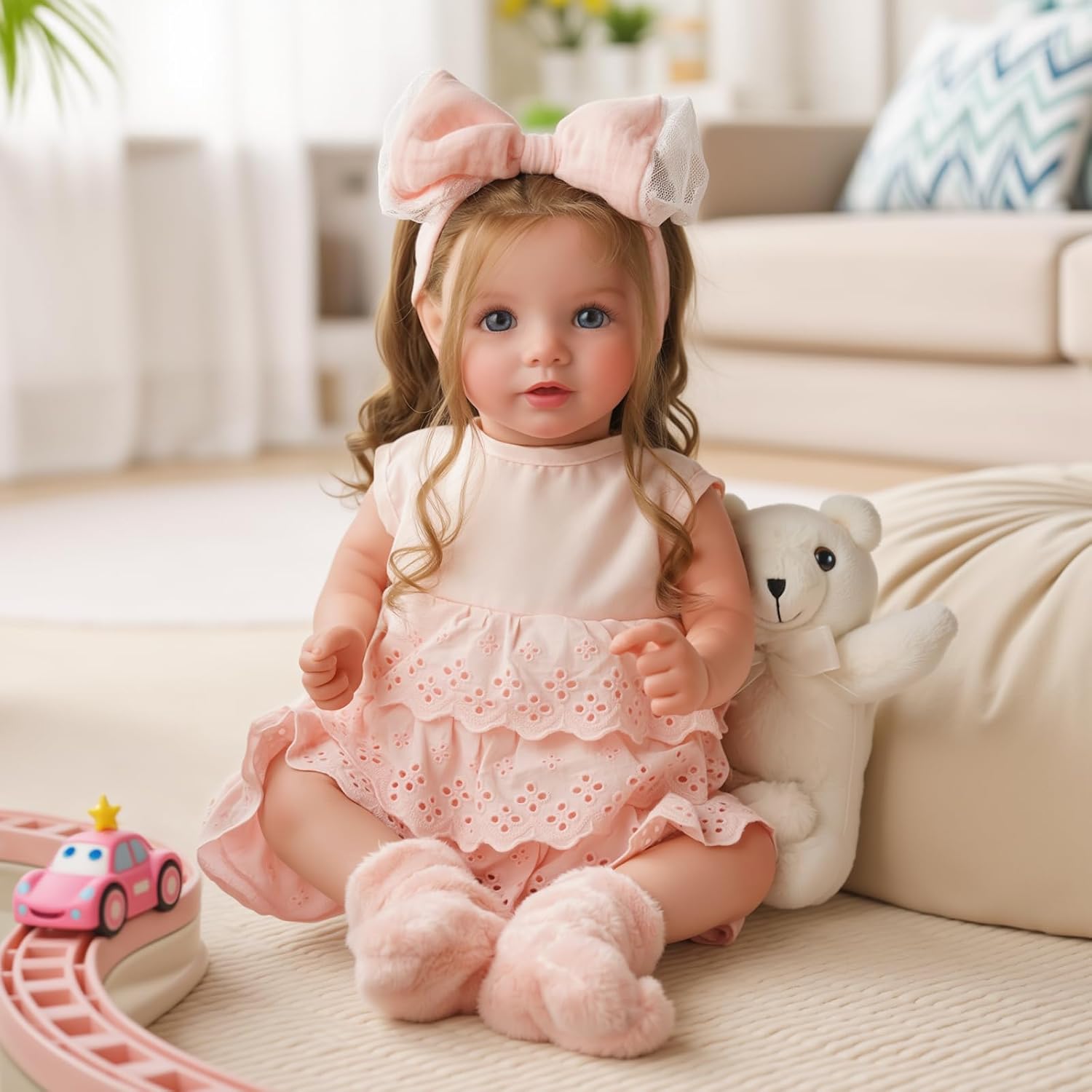 BABESIDE Lifelike Reborn Baby Doll 20 Inch Baby Girl