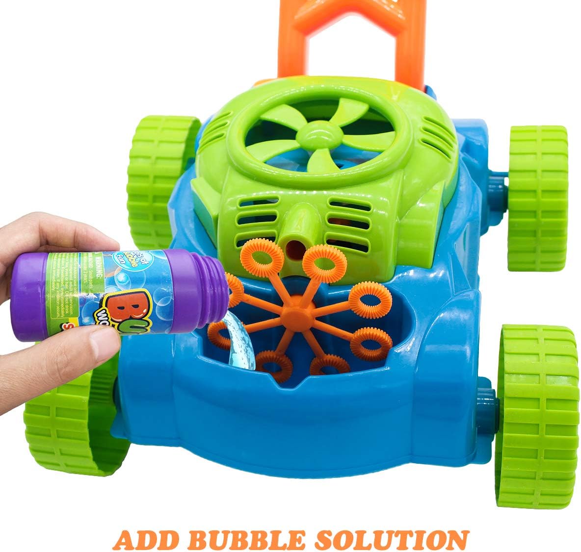 Lydaz Bubble Lawn Mower for Toddlers 1-3 Years