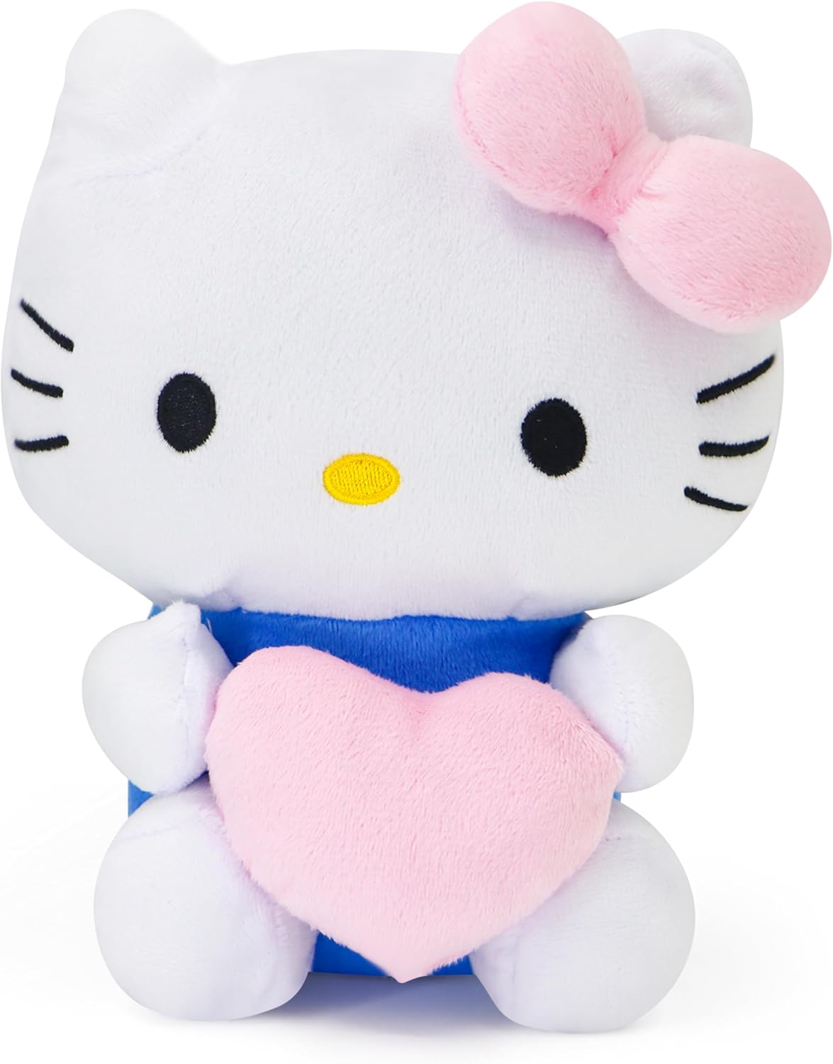 Kawaii Love Plush Toy with Heart Pillow Blue