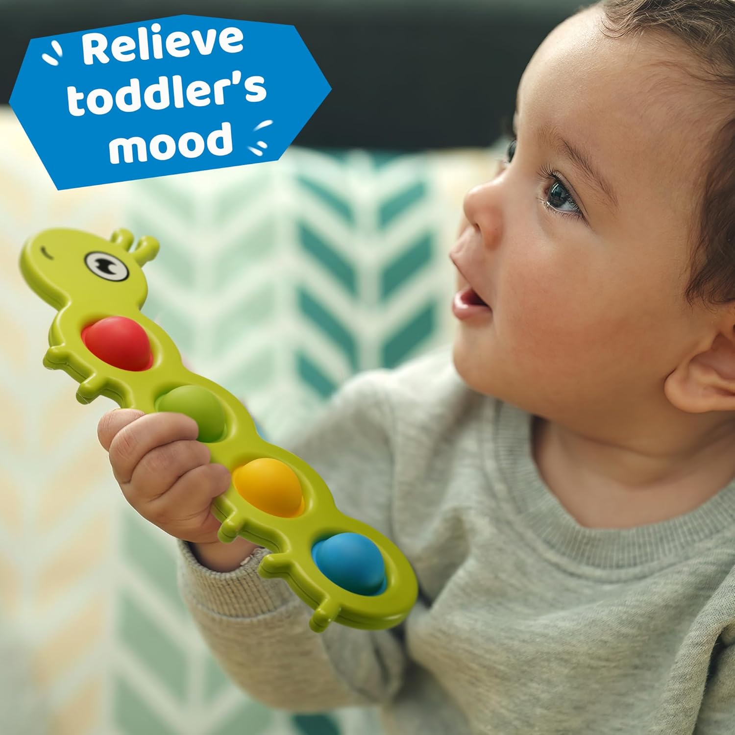 LiKee Fidget Popper Bubbles Toy for Toddlers 1-3 Years