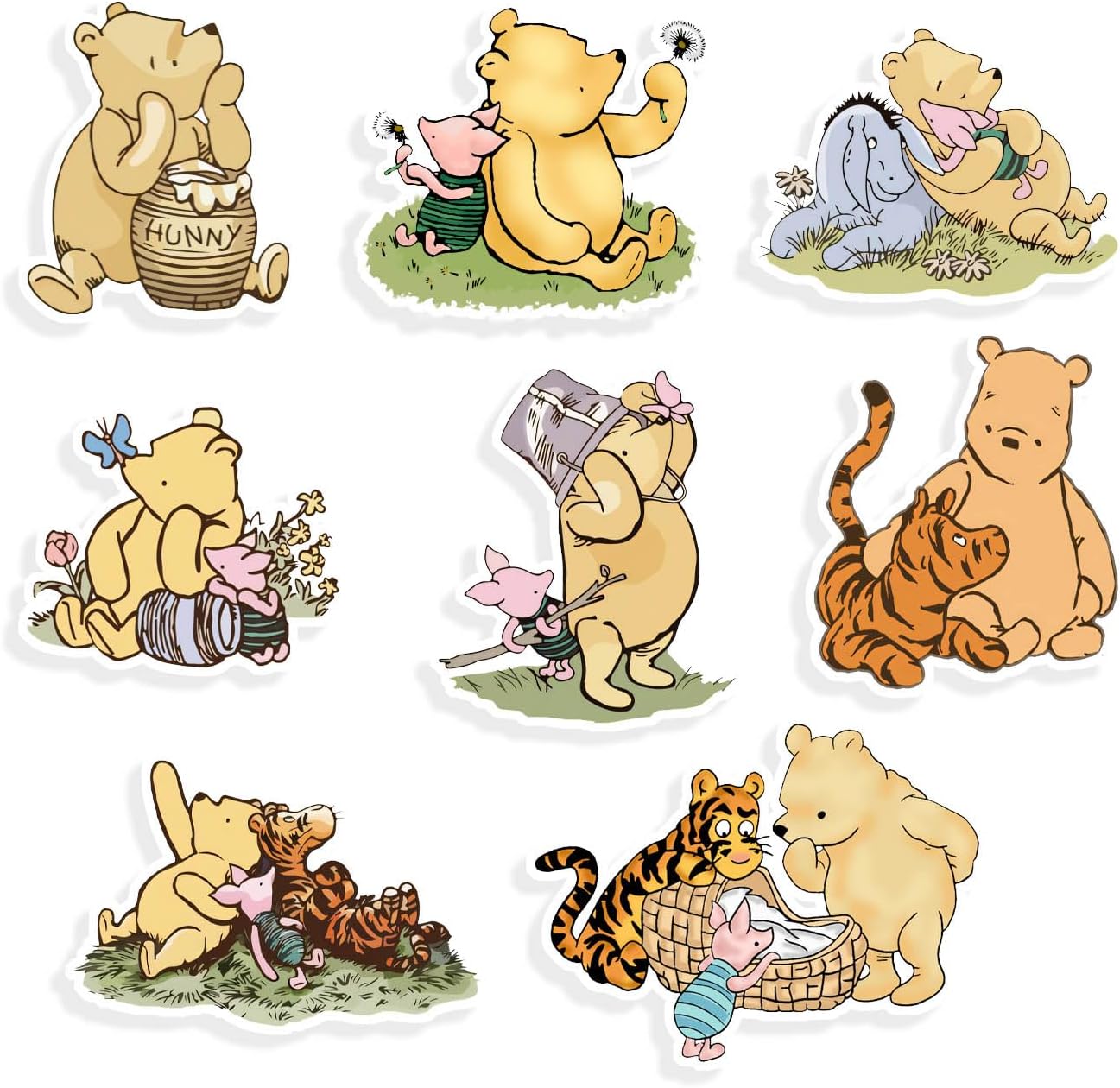 FurPaw Classic Winnie Bear Cutouts Prop with Stand