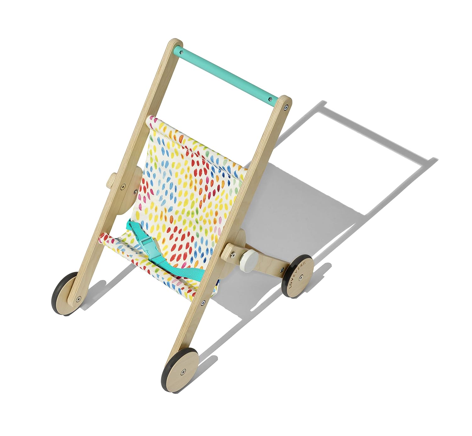 LOVEVERY Buddy Stroller - Wooden Toy for Pretend Play