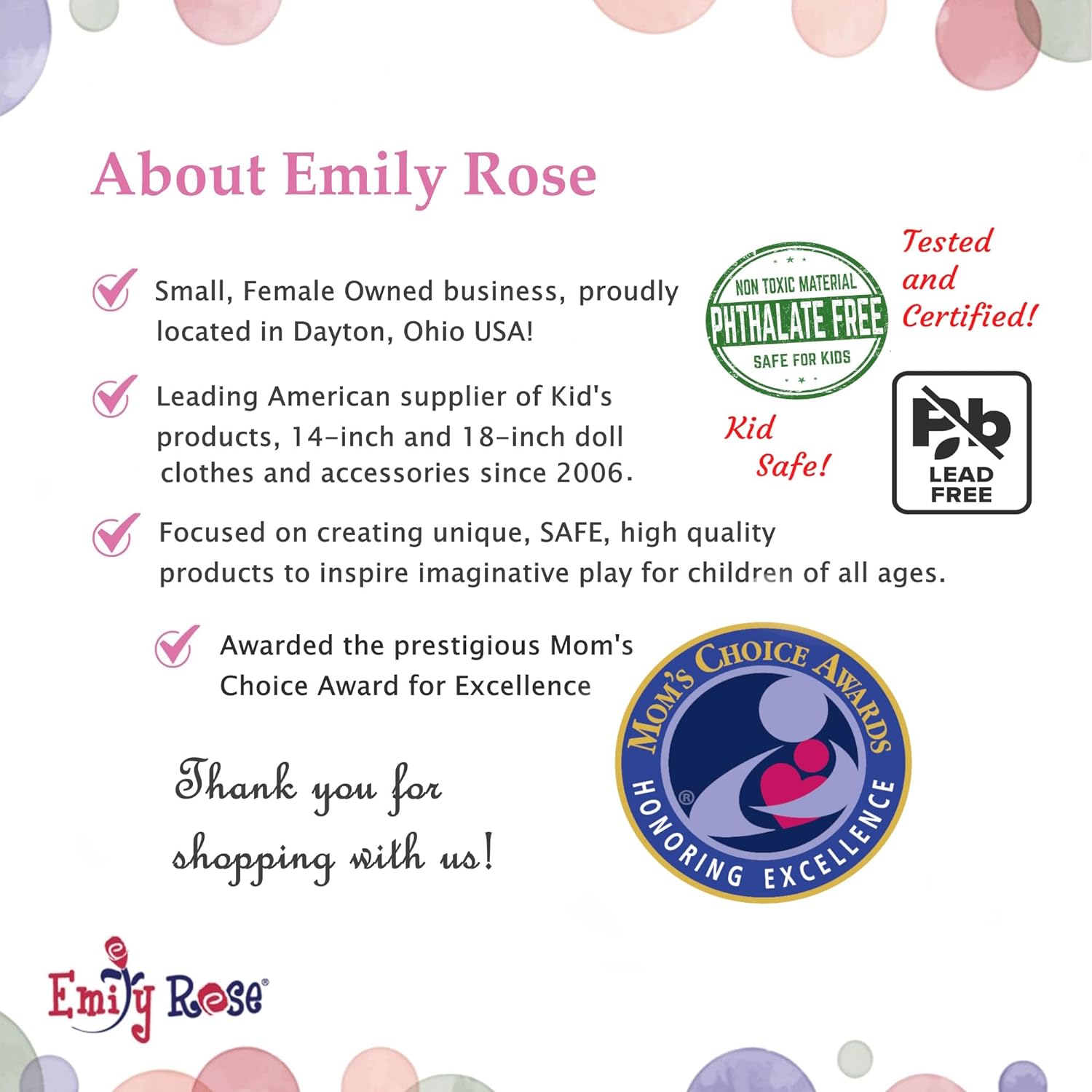 Emily Rose 18 Inch Doll Pink Heart Bedding Set
