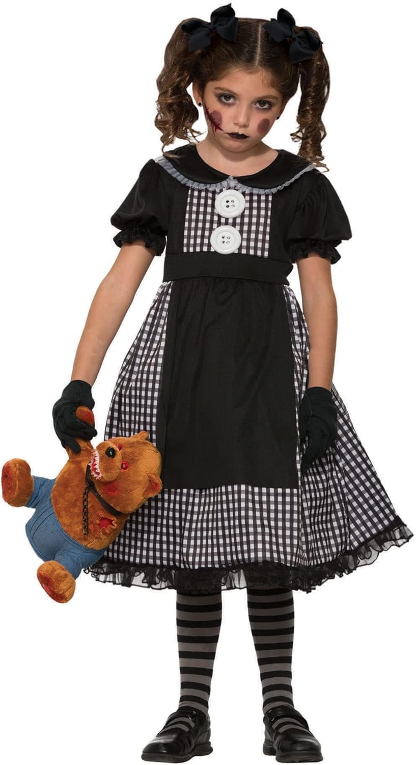 Rubies Childs Forum Dark Rag Doll Costume Medium