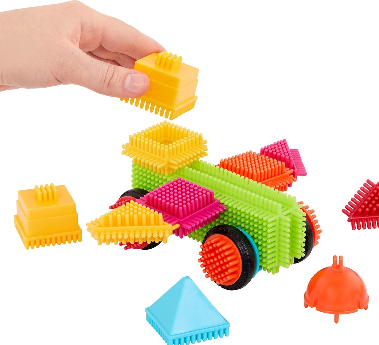 Battat Bristle Blocks - 80pc STEM Building Set for Kids 2