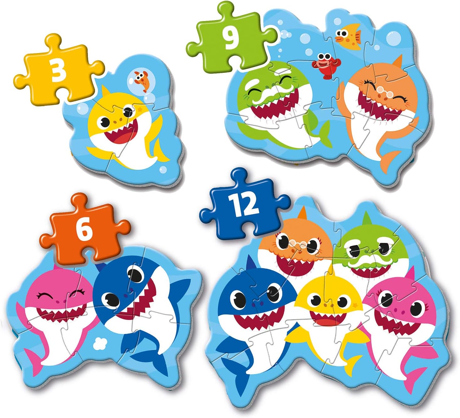 Clementoni Baby Shark Jigsaw Puzzle for Kids