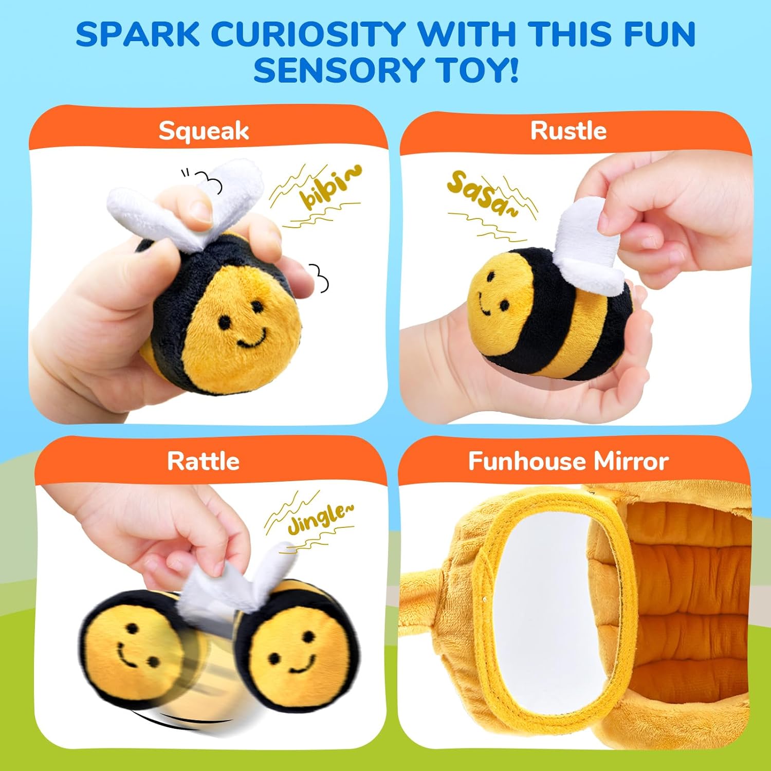 JoyCat Baby Beehive Toy for 6-12 Months