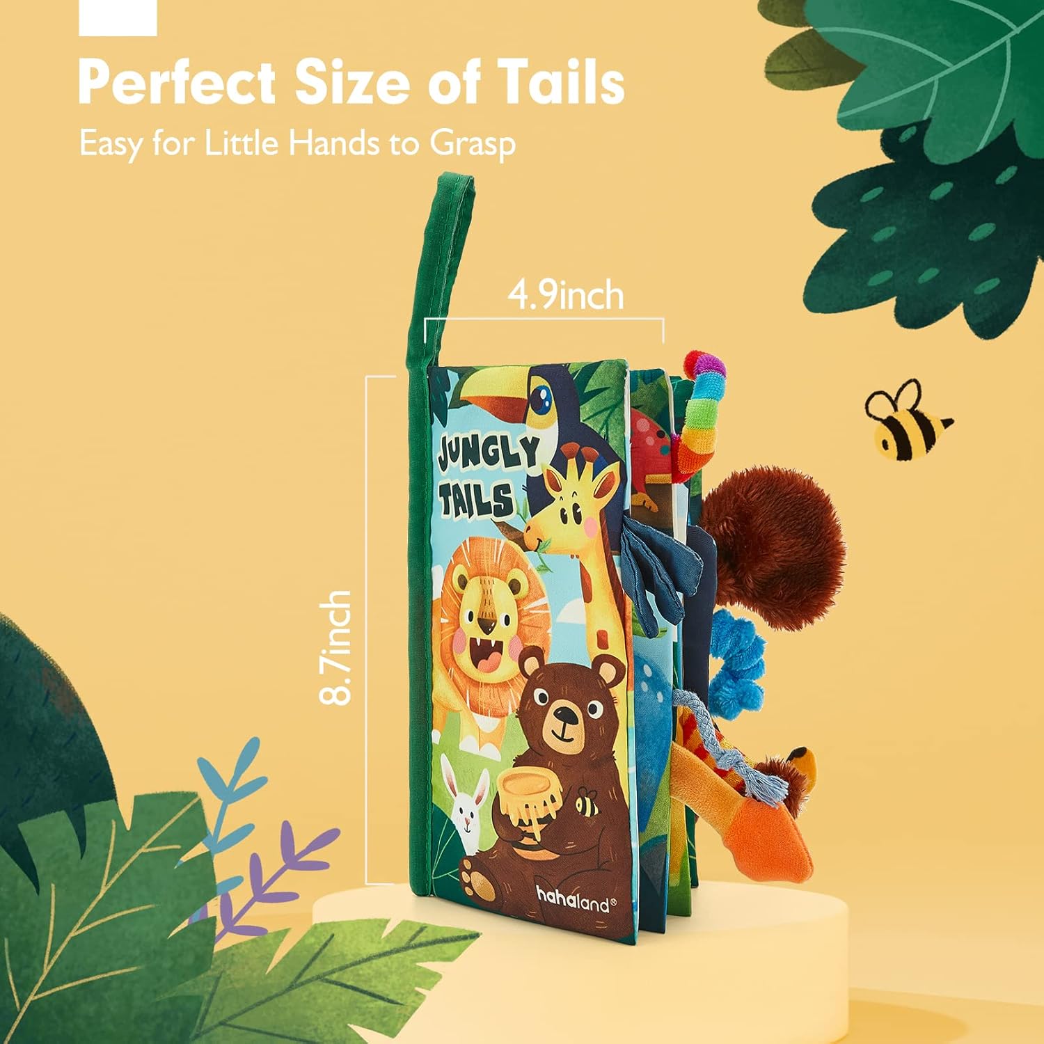 hahaland Baby Books 0-12 Months Touch Feel Learning Toy