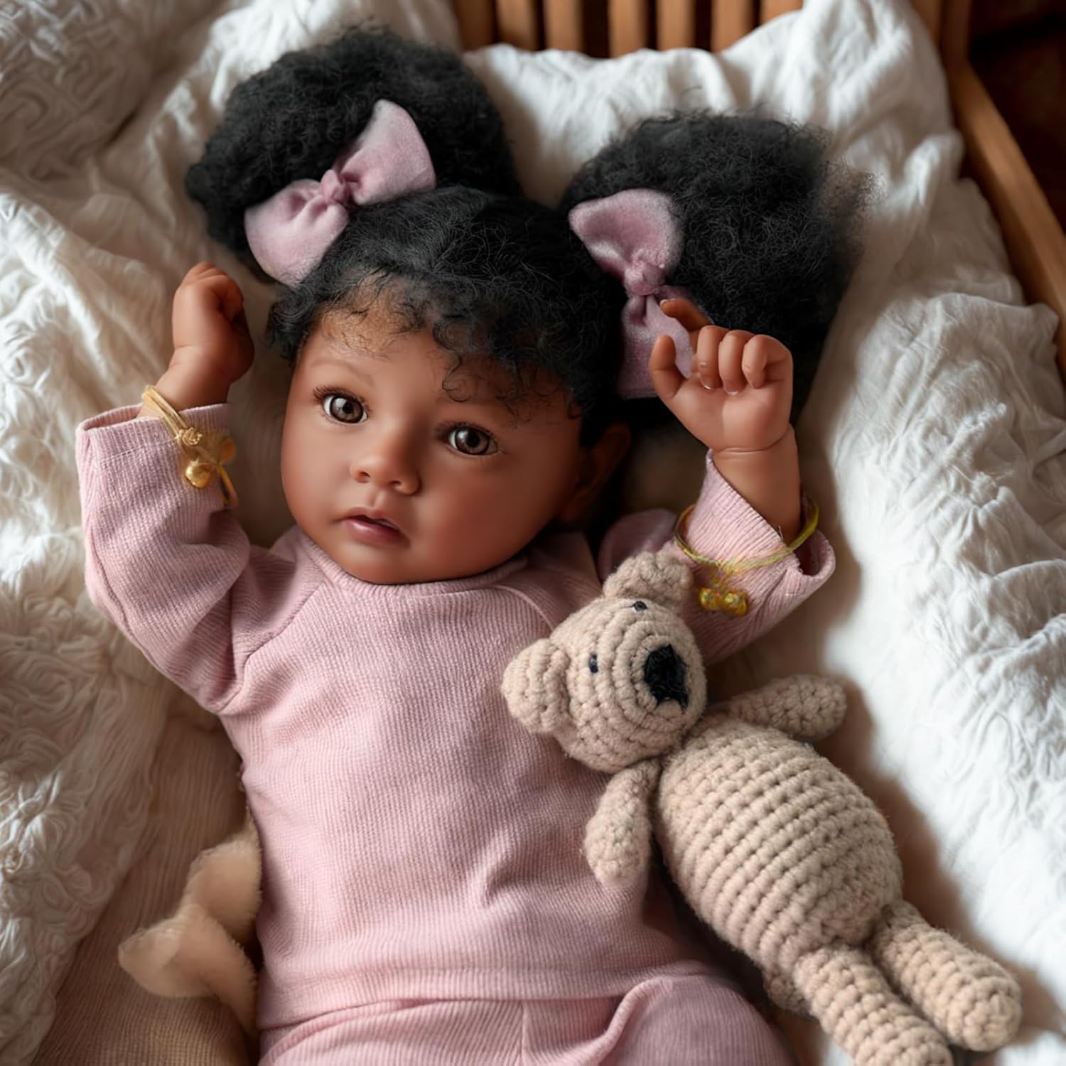 BABESIDE Lifelike 20 Inch Reborn Baby Doll Daisy