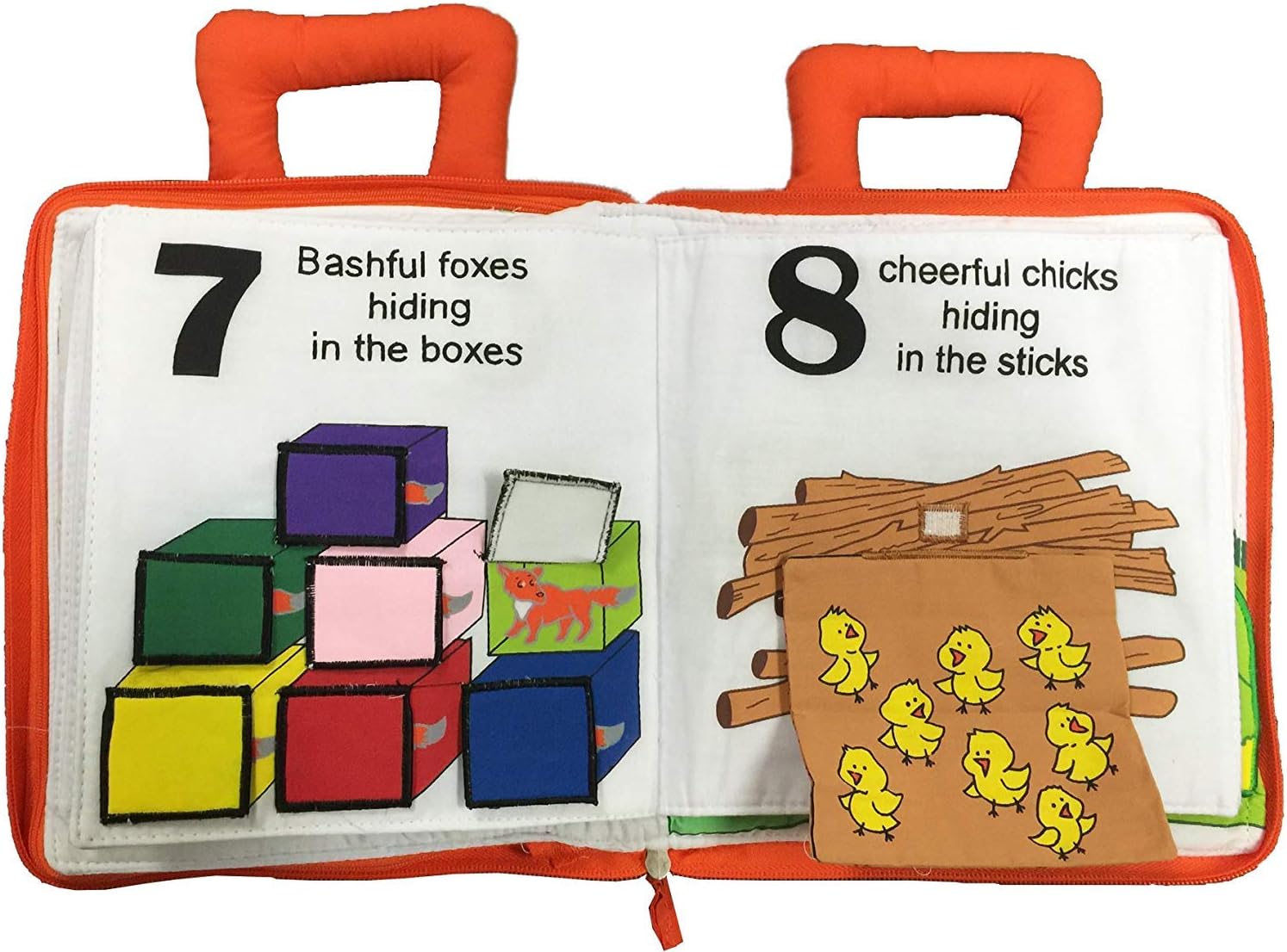 Personalized Count Seek Quiet Book for Toddlers