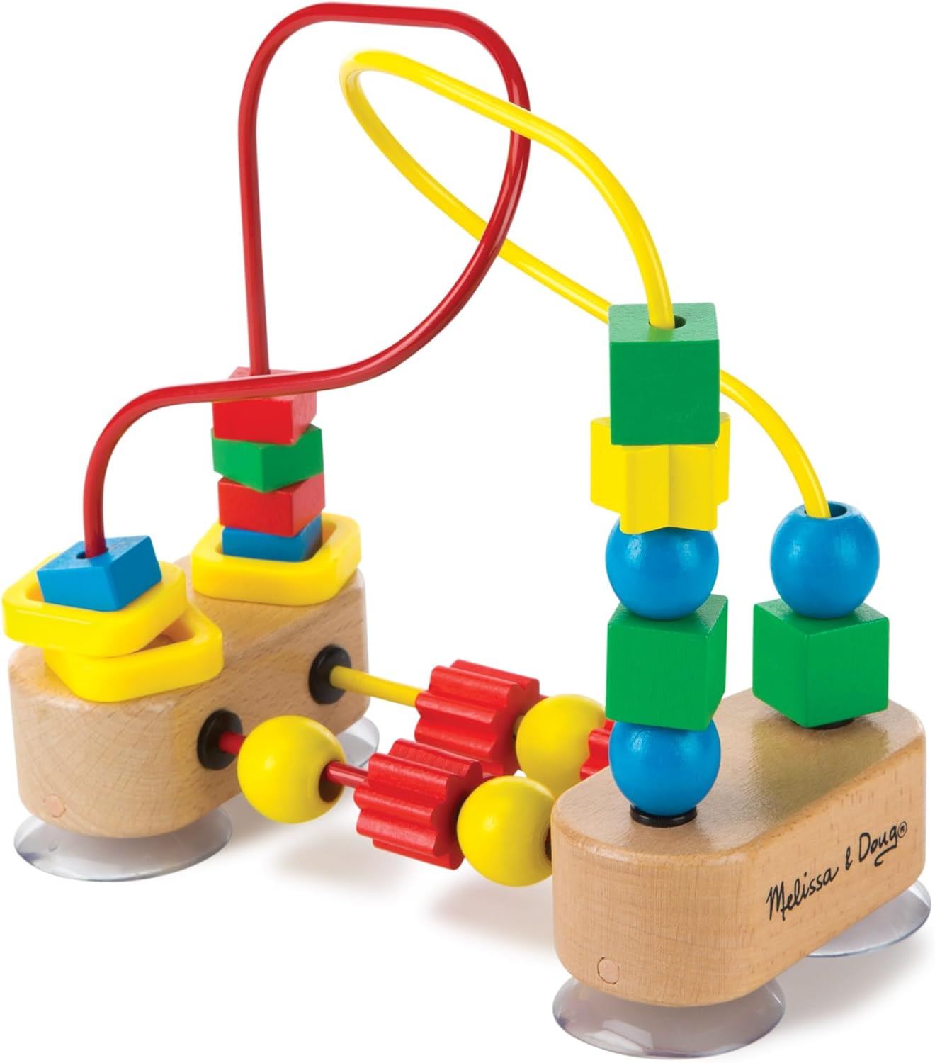 Melissa Doug First Bead Maze - Wooden Educational Toy for Babies and Toddlers