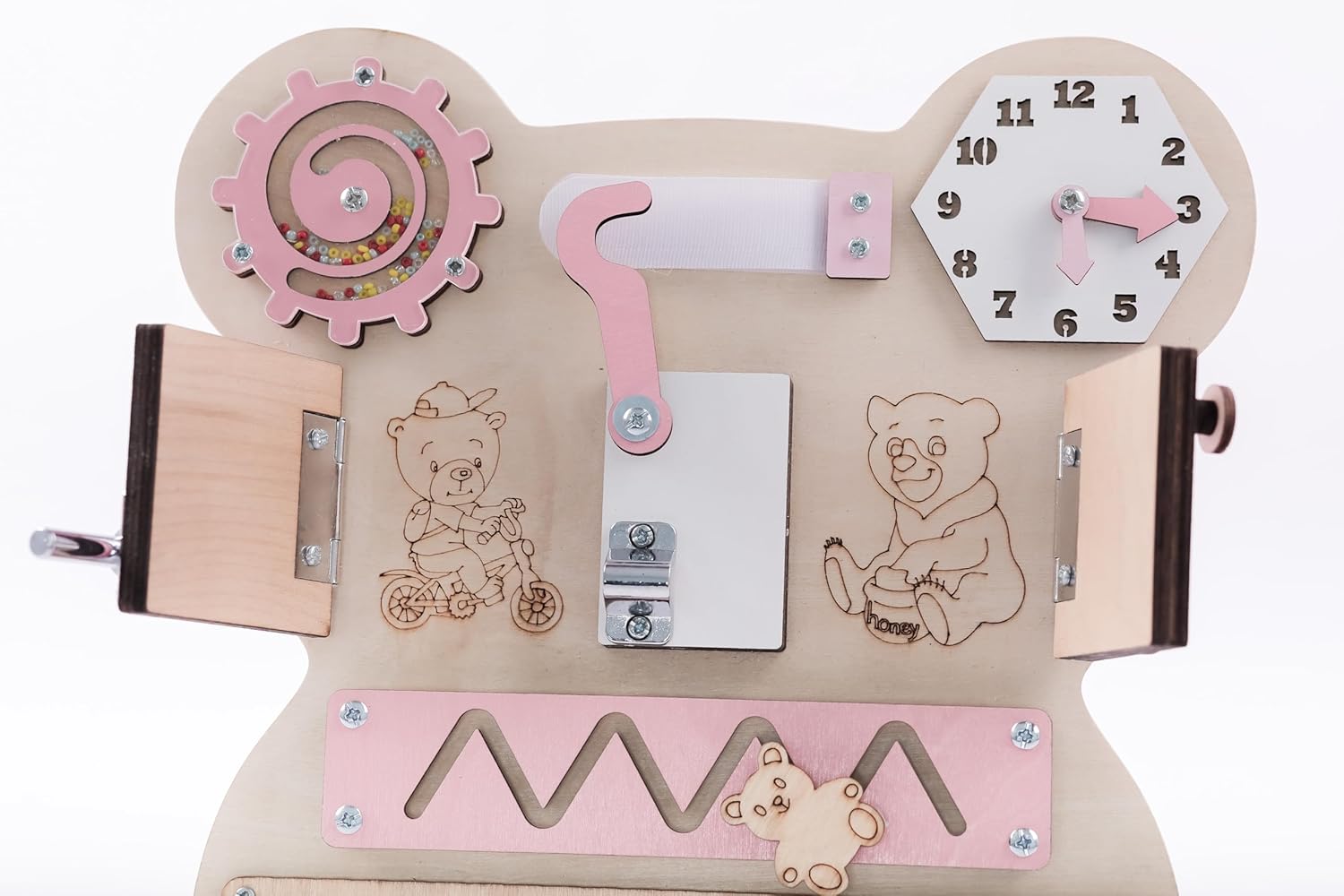 Customized Name Puzzle for Toddlers Educational Wooden Busy Board