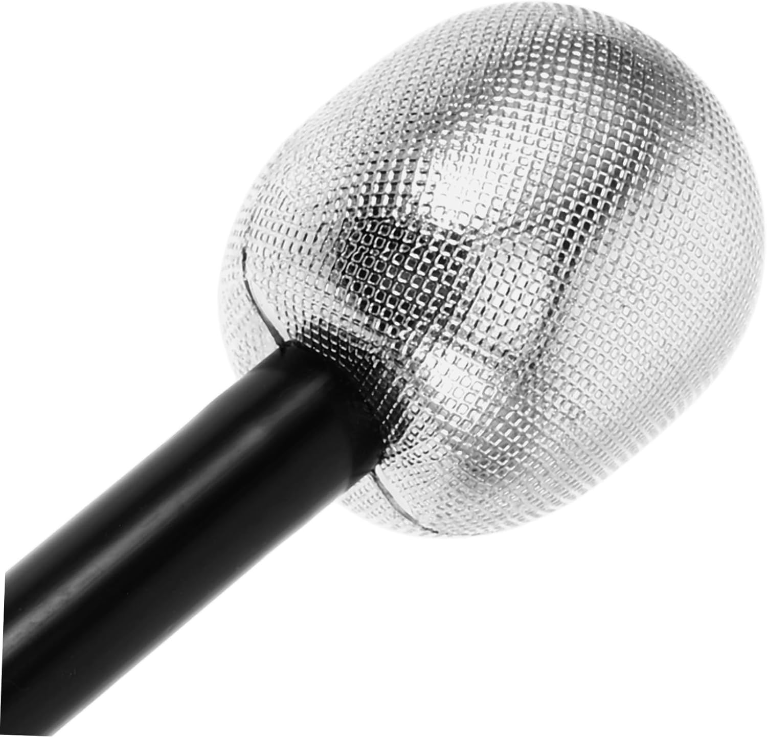 UPKOCH 2pcs Silver Mic Costume Prop for Kids and Halloween