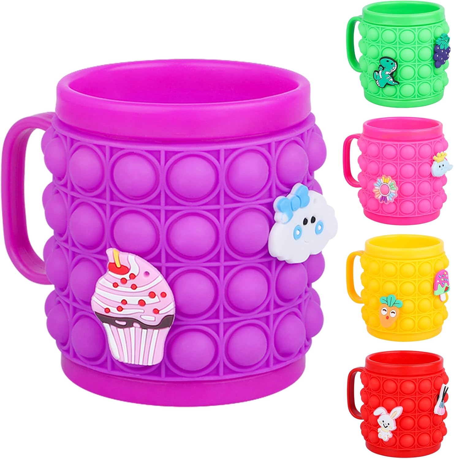 Alomois Cartoon Mugs for Kids - One Piece Purple 1
