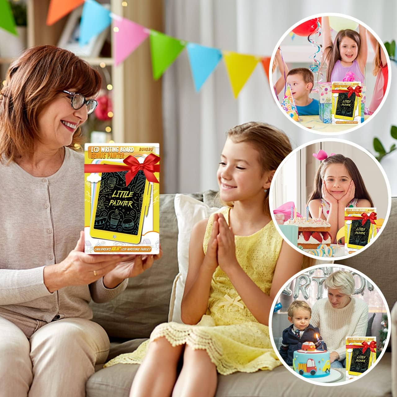 BUKEBU 105 Inch LCD Doodle Board for Kids