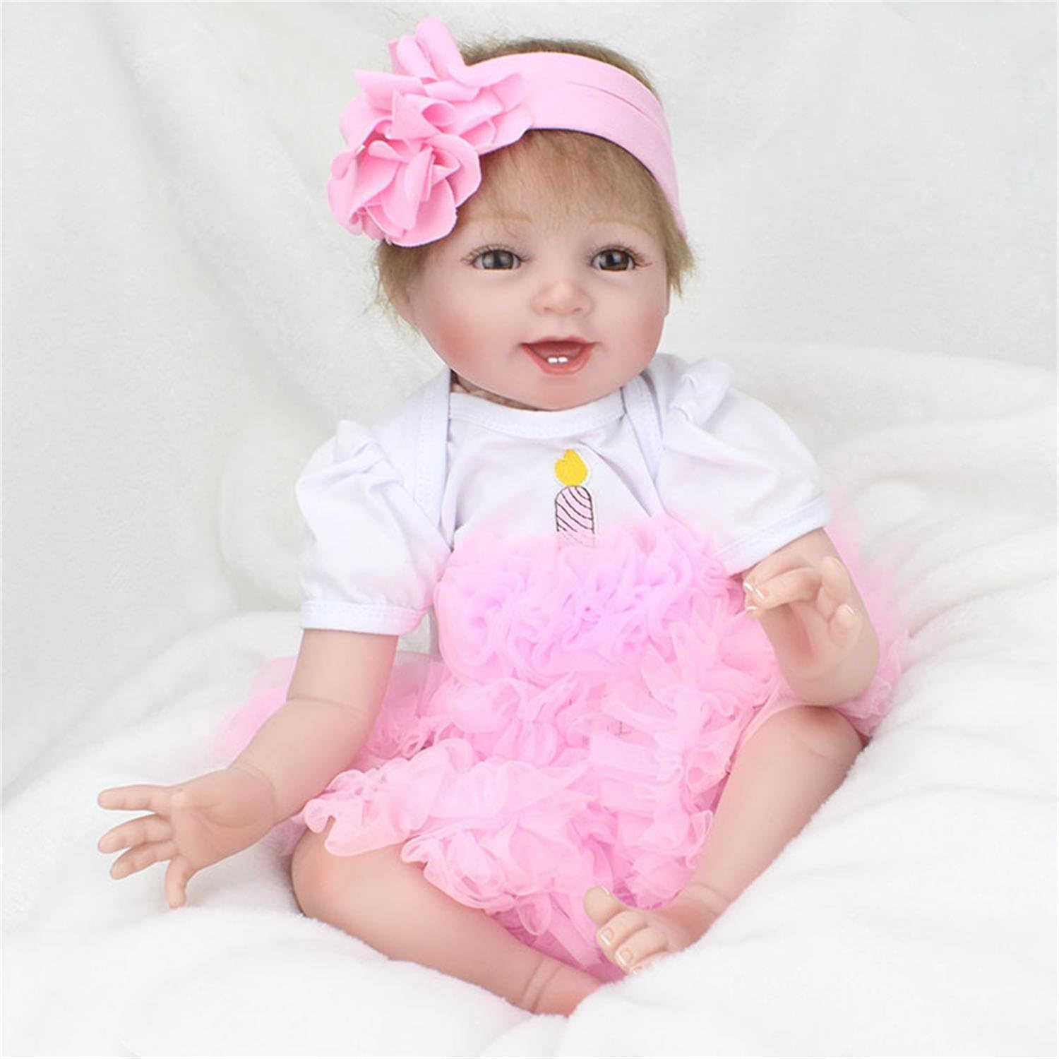 TUTU Pink Crown Reborn Baby Doll Clothes 2 Pieces