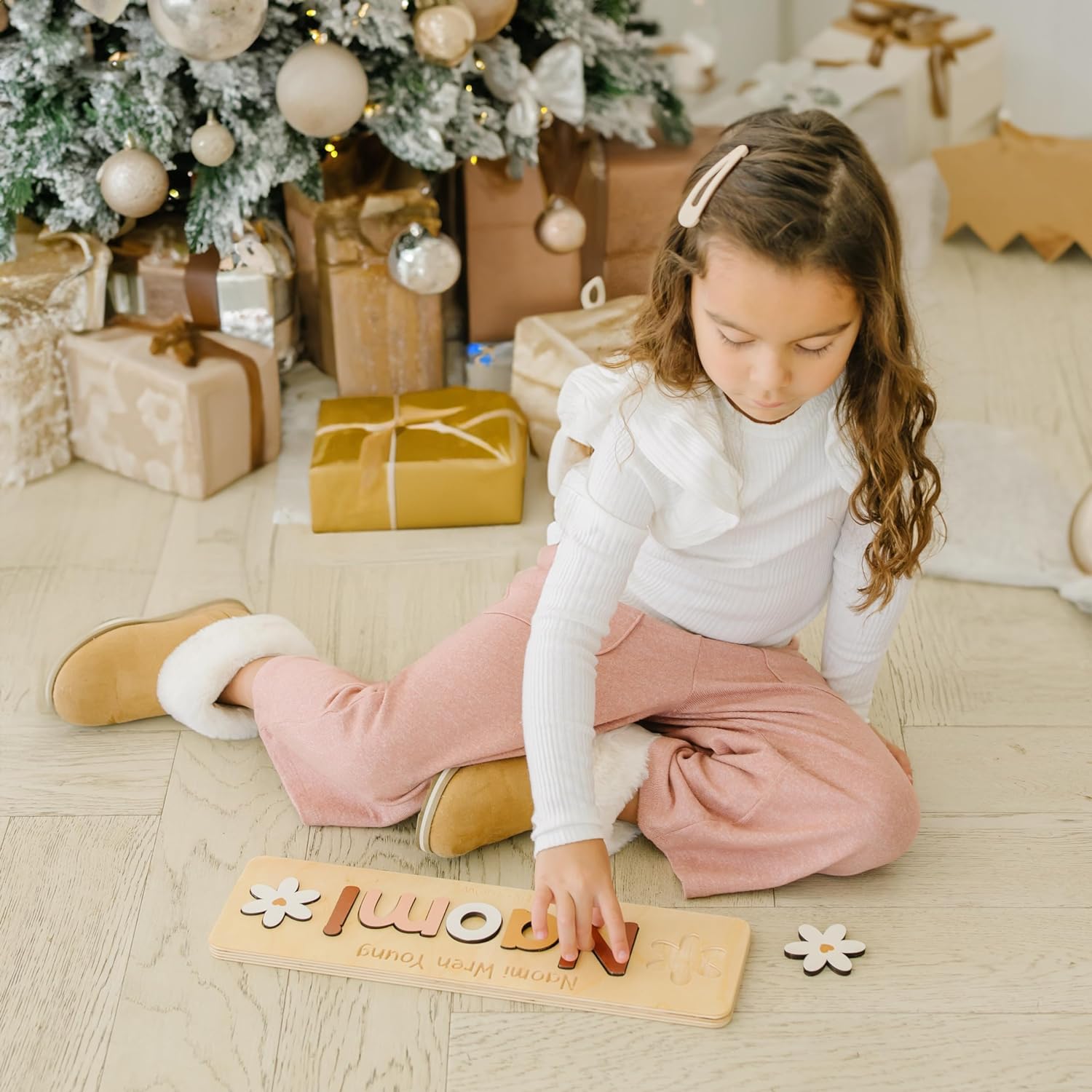 Personalized Wooden Name Puzzle for Kids Handmade in USA