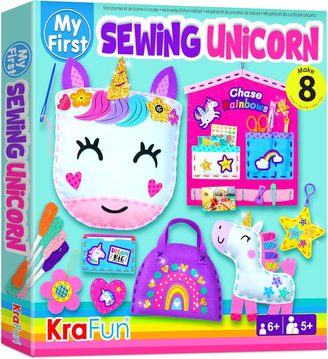 KRAFUN My First Unicorn Sewing Kit for Kids 1