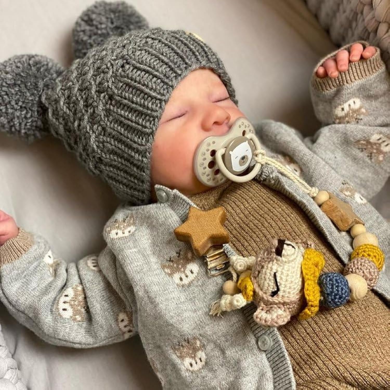 WOOROY Realistic Reborn Baby Doll Boy 18 Inch