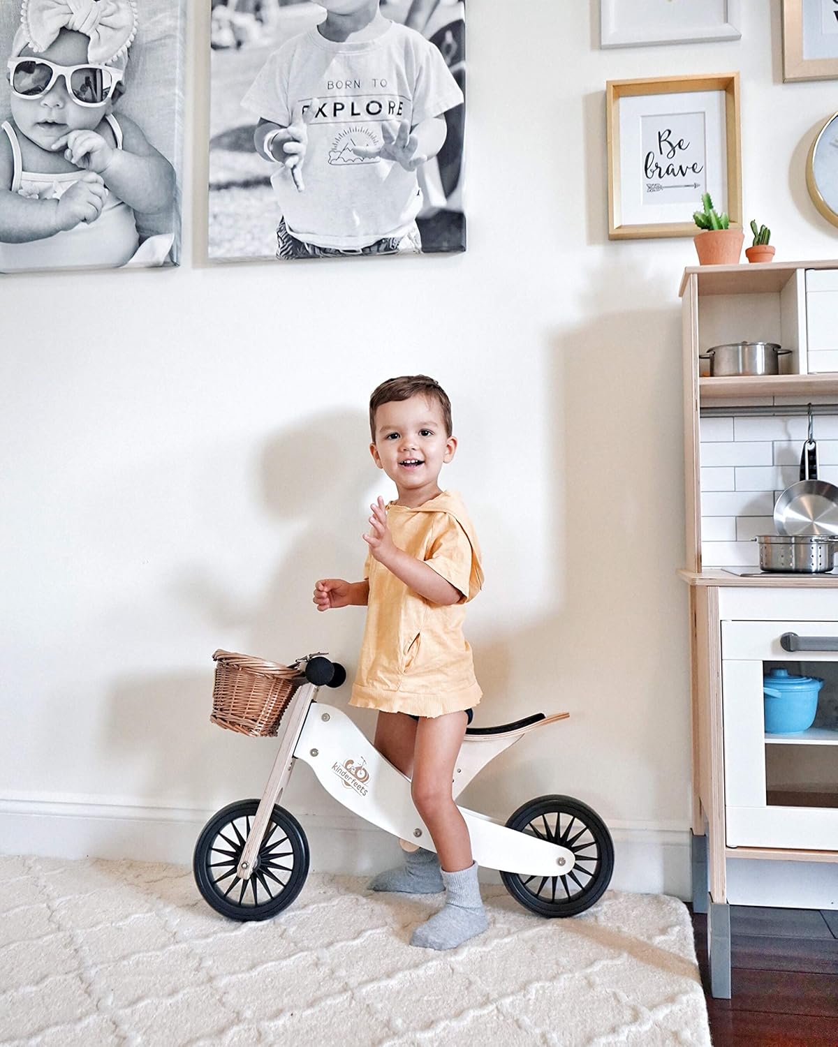 Kinderfeets Tiny Tot Plus Balance Bike for Kids 18 Months Up