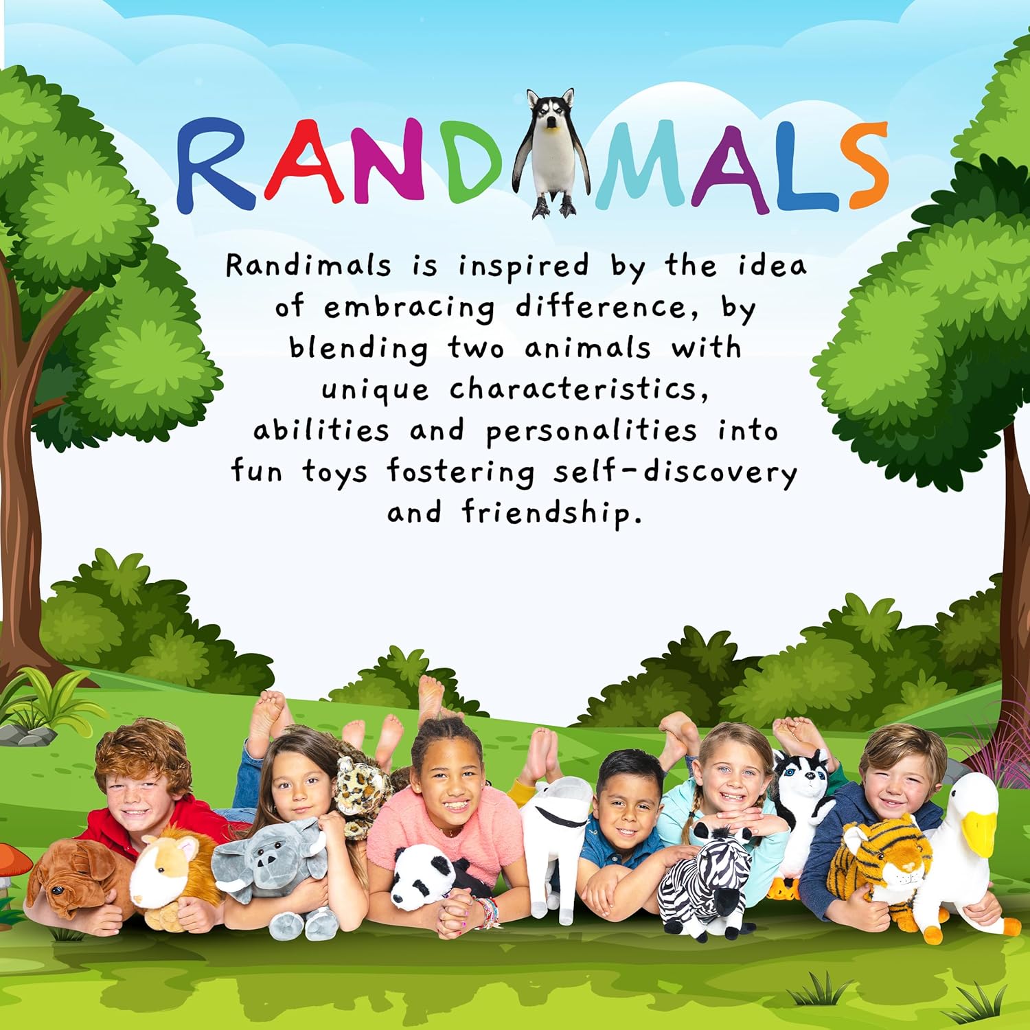 Randimals P-Dawg Hybrid Animal Figurine Toy