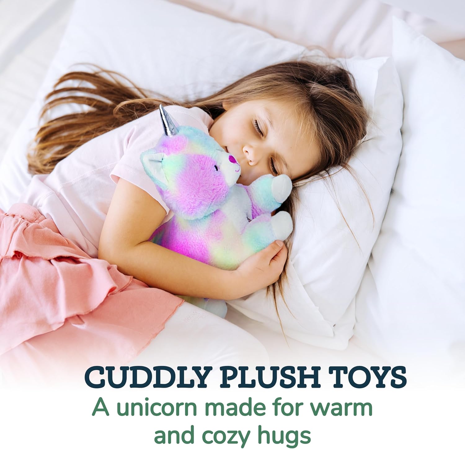 PixieCrush Unicorn Cat Plushie - 5x10x8 Inches
